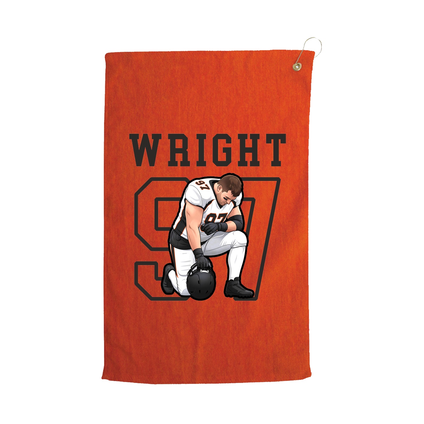 Golf Towel — Shirsey in Orange