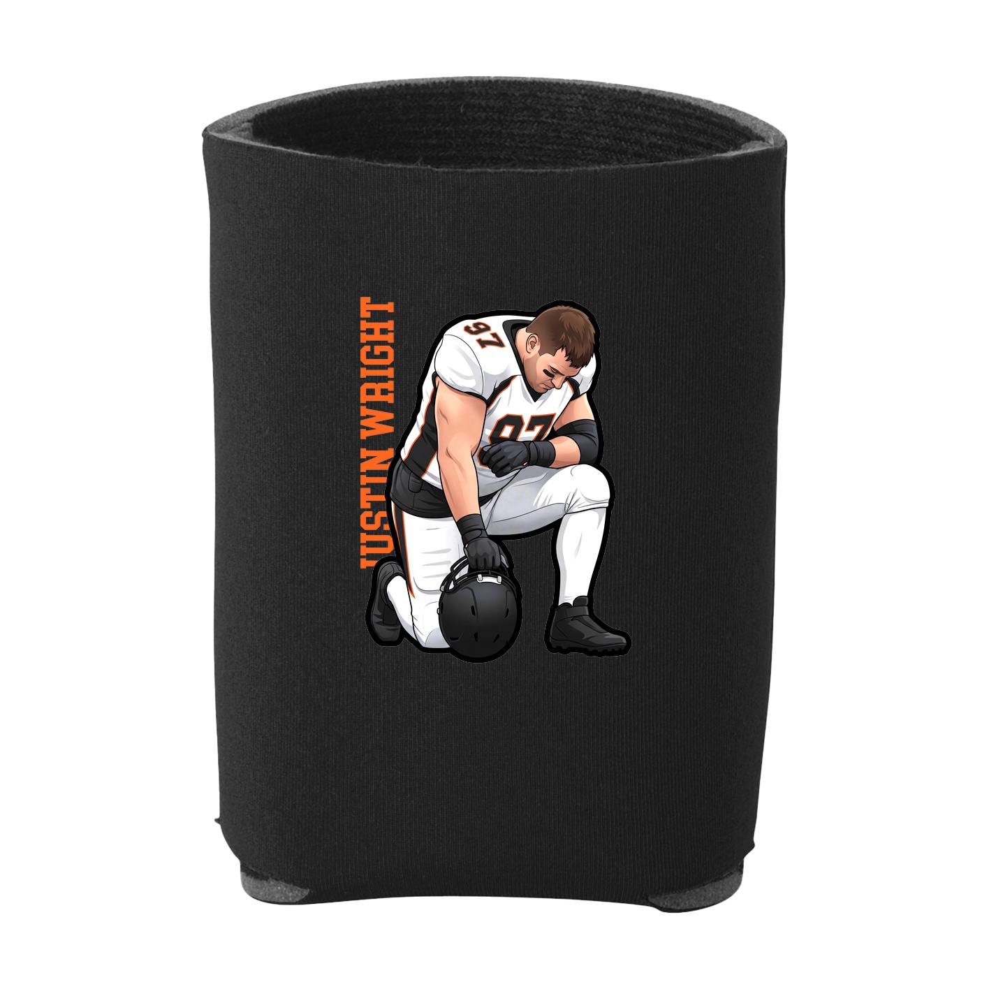 Can Holder — Name Vertical in Black