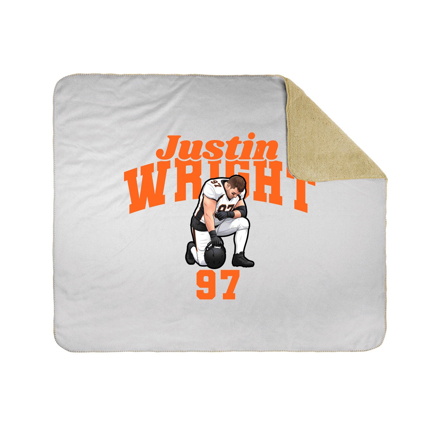 Throw Blanket — Signature Arch in White