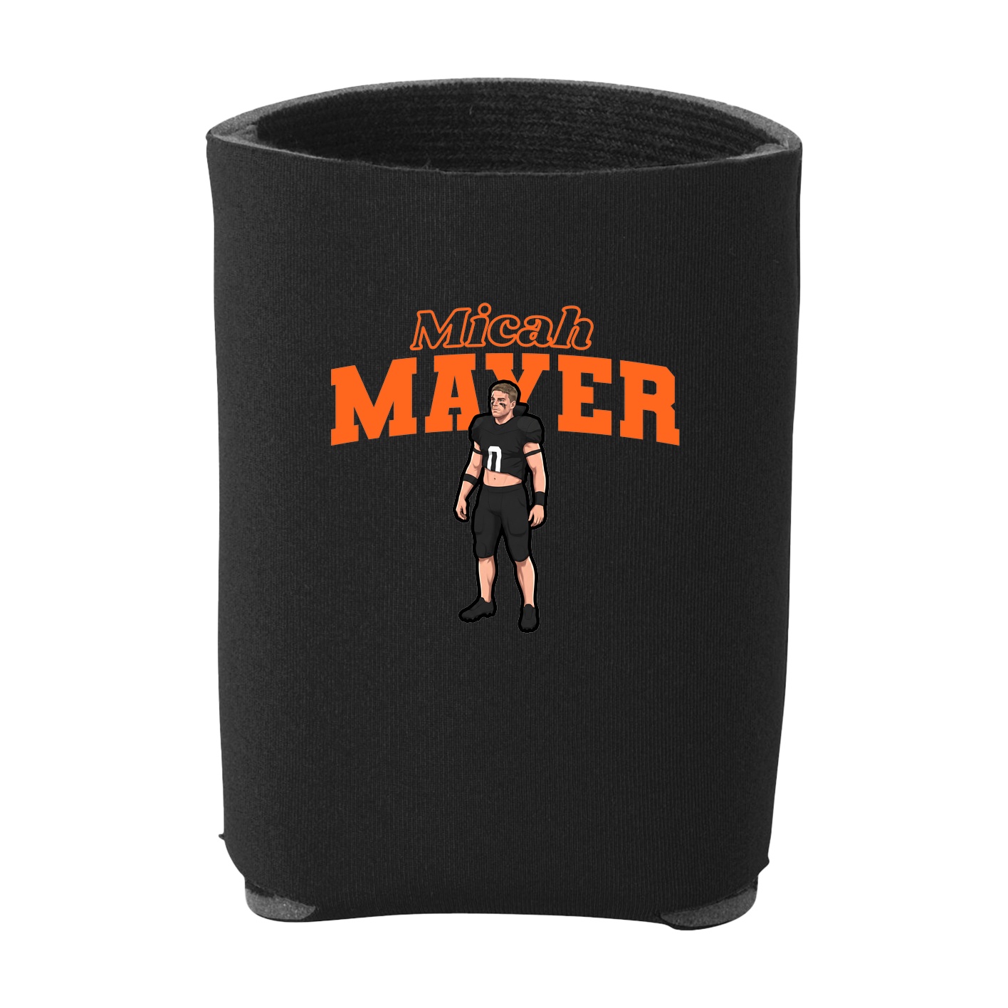 Can Holder — Name Arch in Black