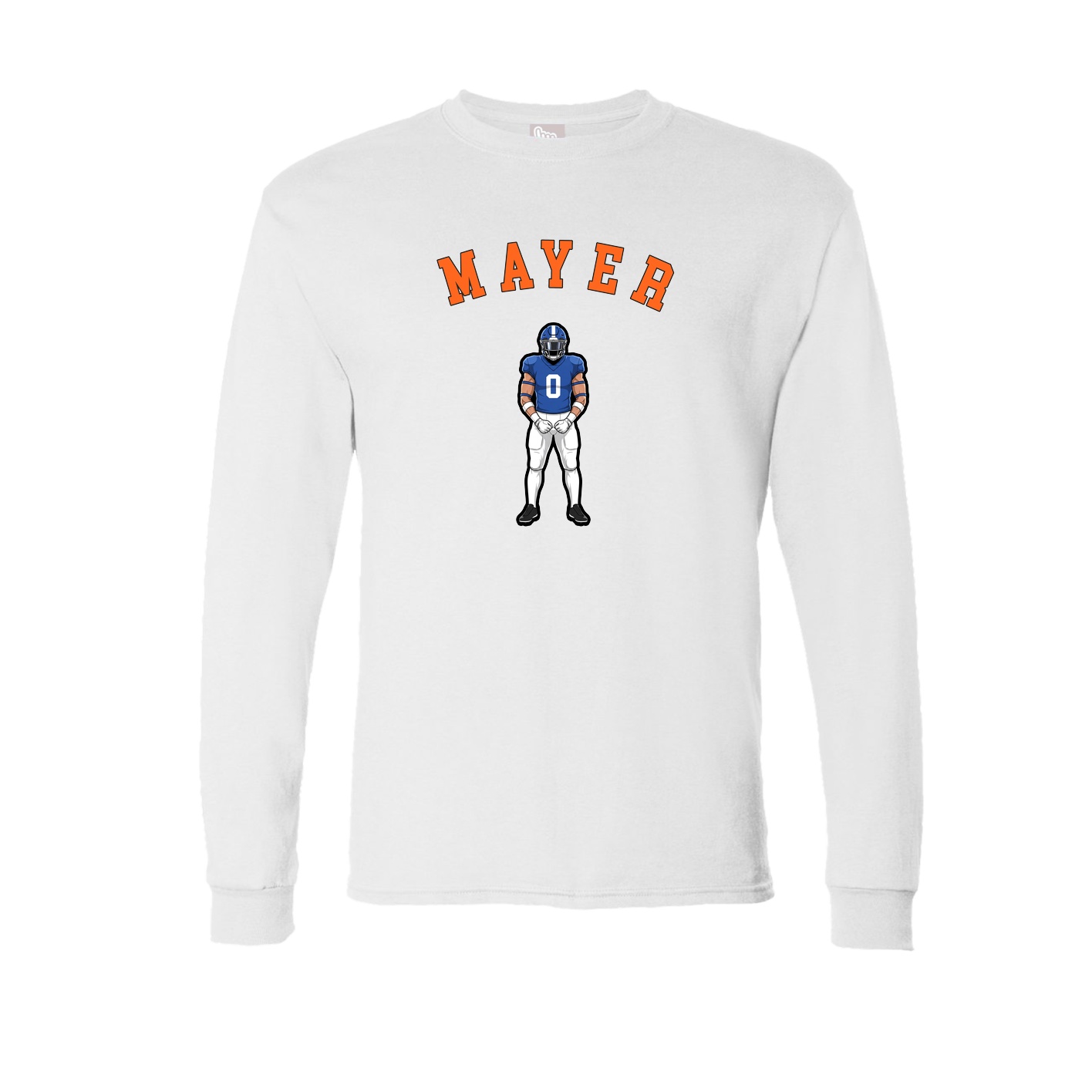 Long Sleeve Tee — Shirsey Arch in White