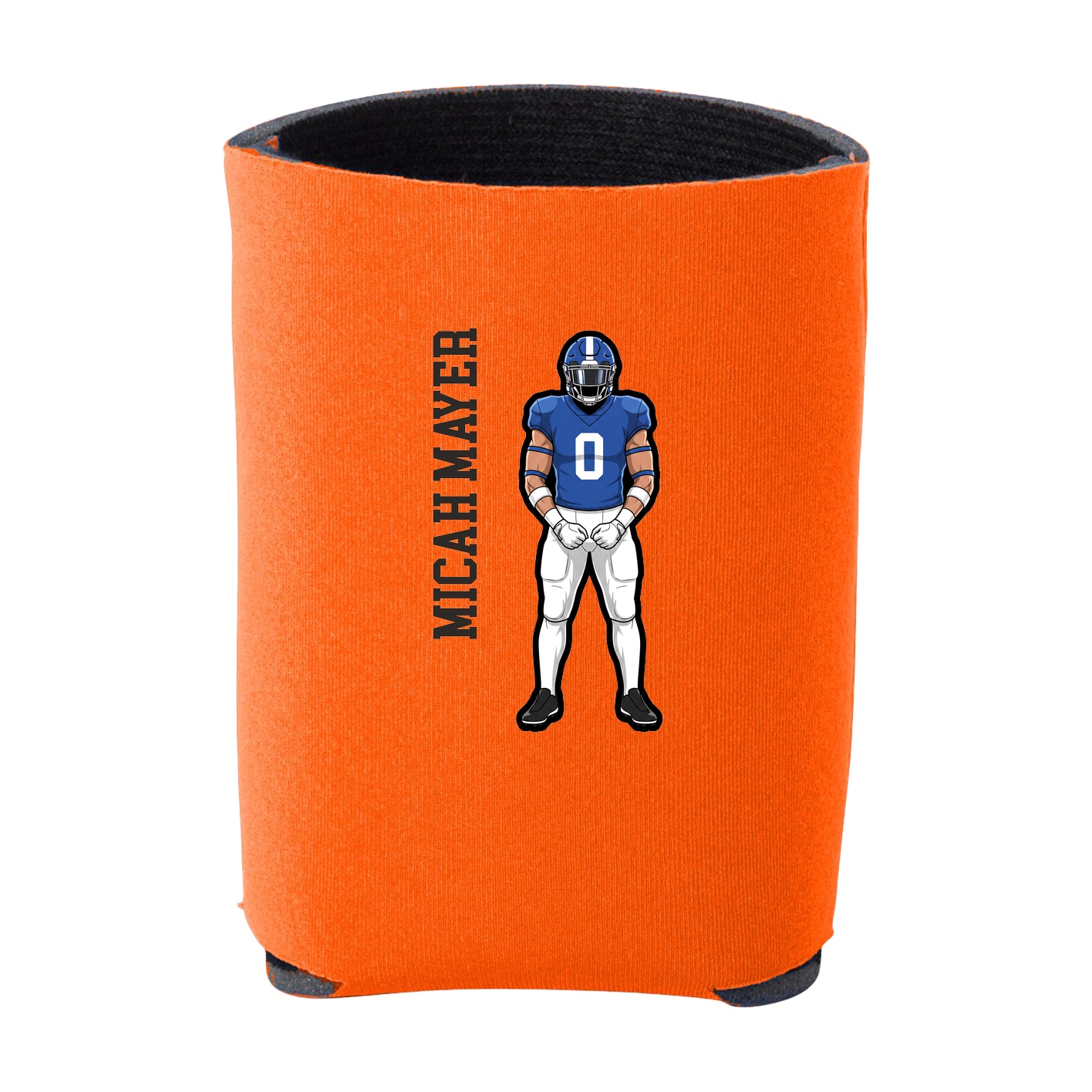Can Holder — Name Vertical in Orange