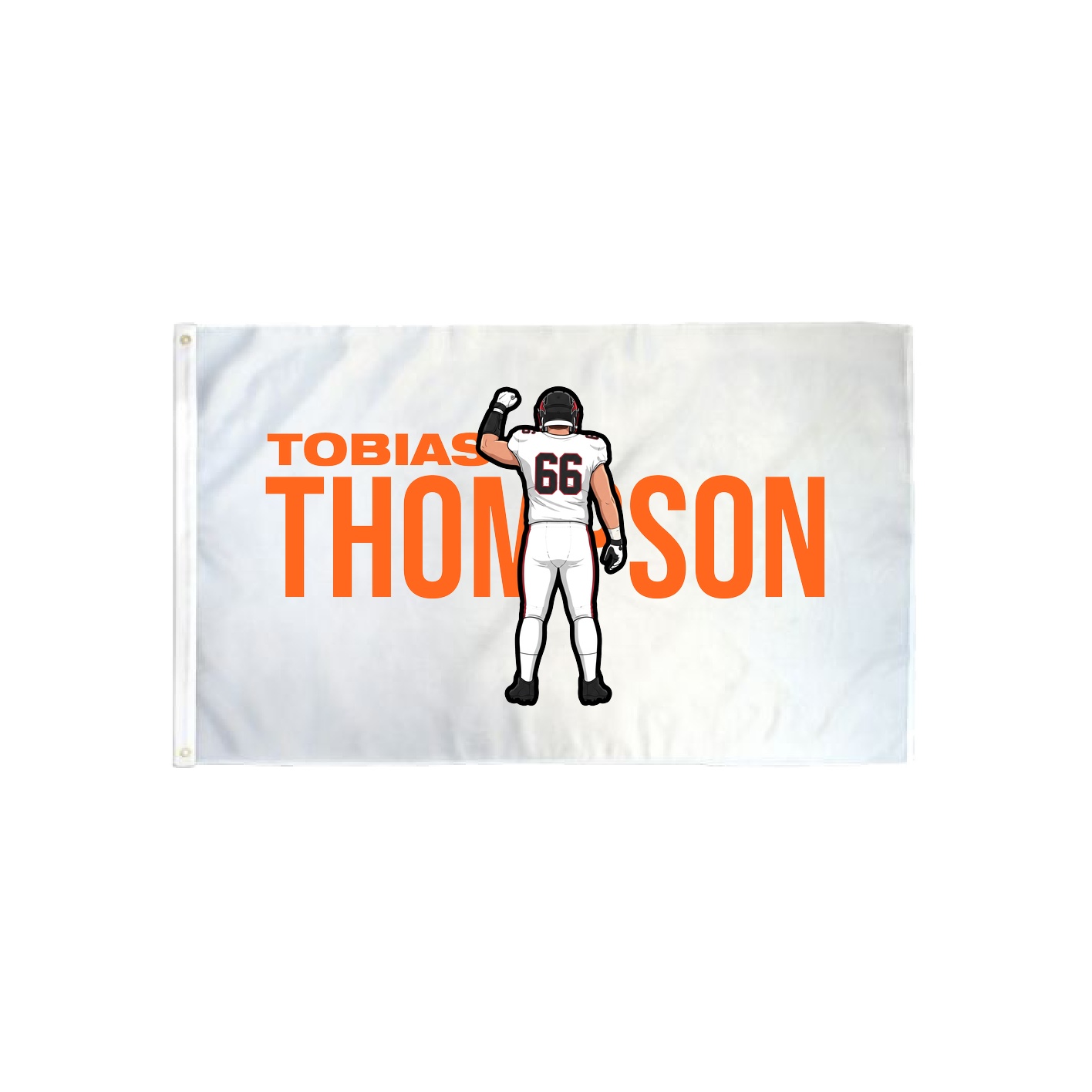 3x5 Flag — Player Name in Classic