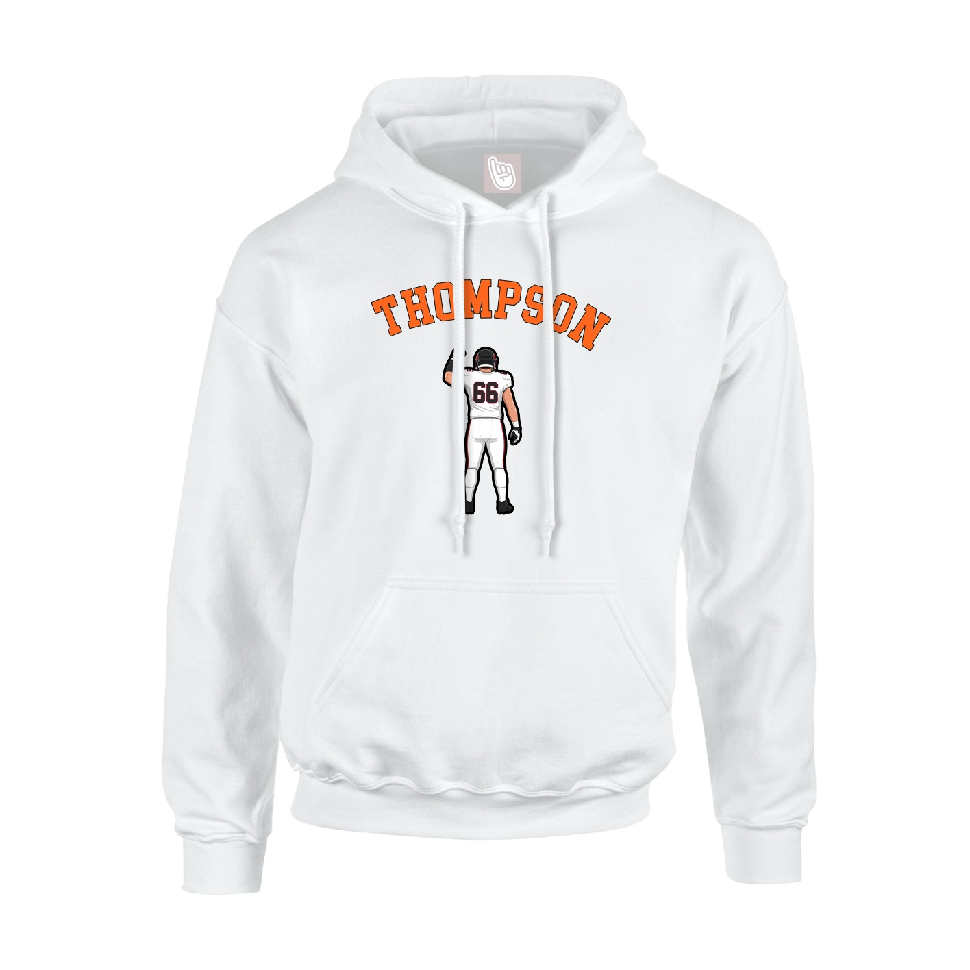 Hoodie — Shirsey Arch in White
