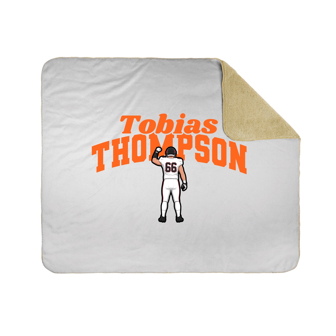 Throw Blanket — Signature Arch in White