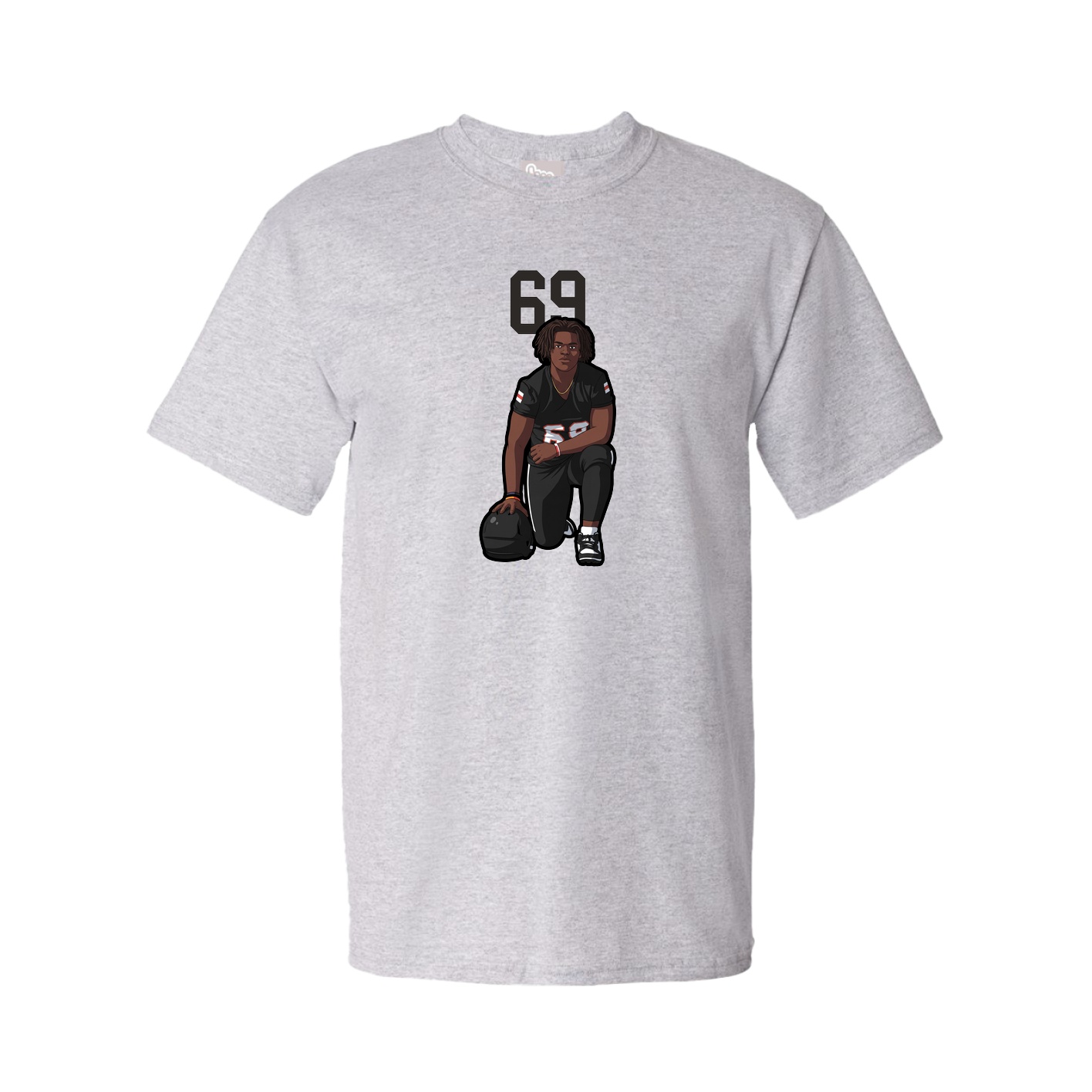 Tee — Number Top in Grey
