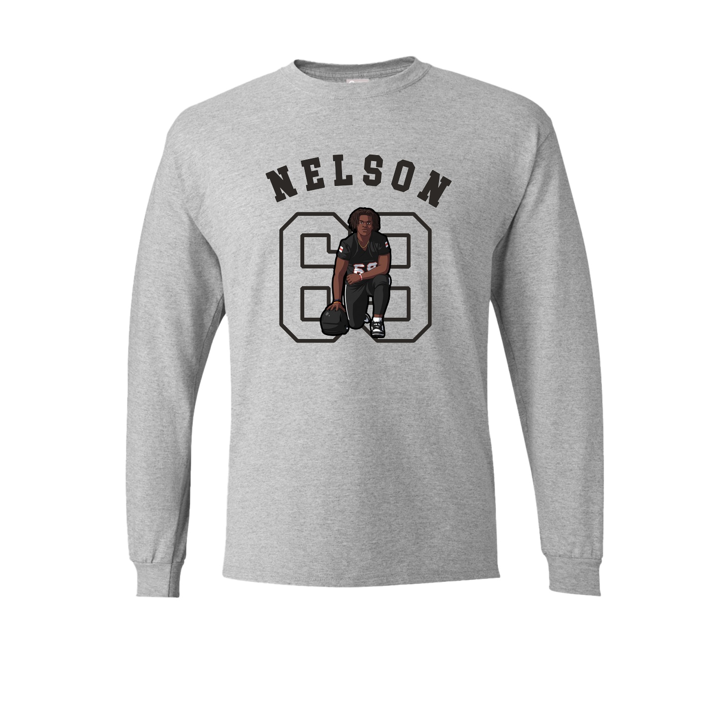 Long Sleeve Tee — Shirsey Arch in Grey