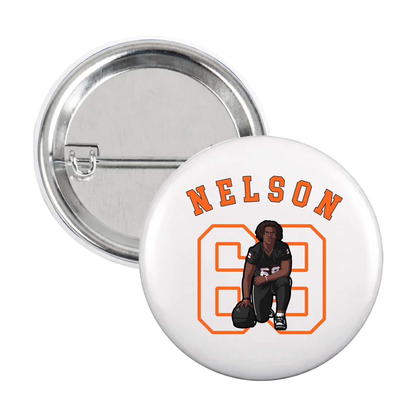 Game Day Button — Shirsey Arch in White