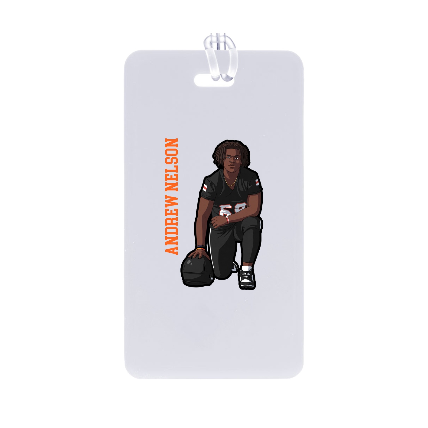 Bag Tag — Name Vertical in Classic