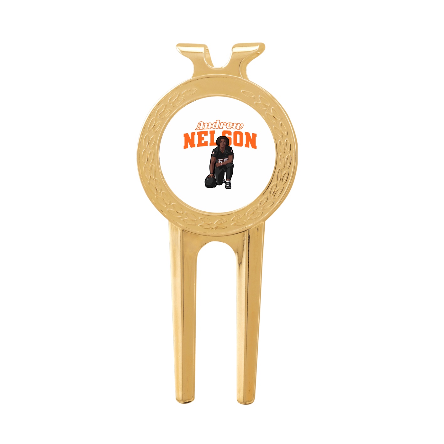 Divot Tool with Ball Marker — Name Arch in Classic