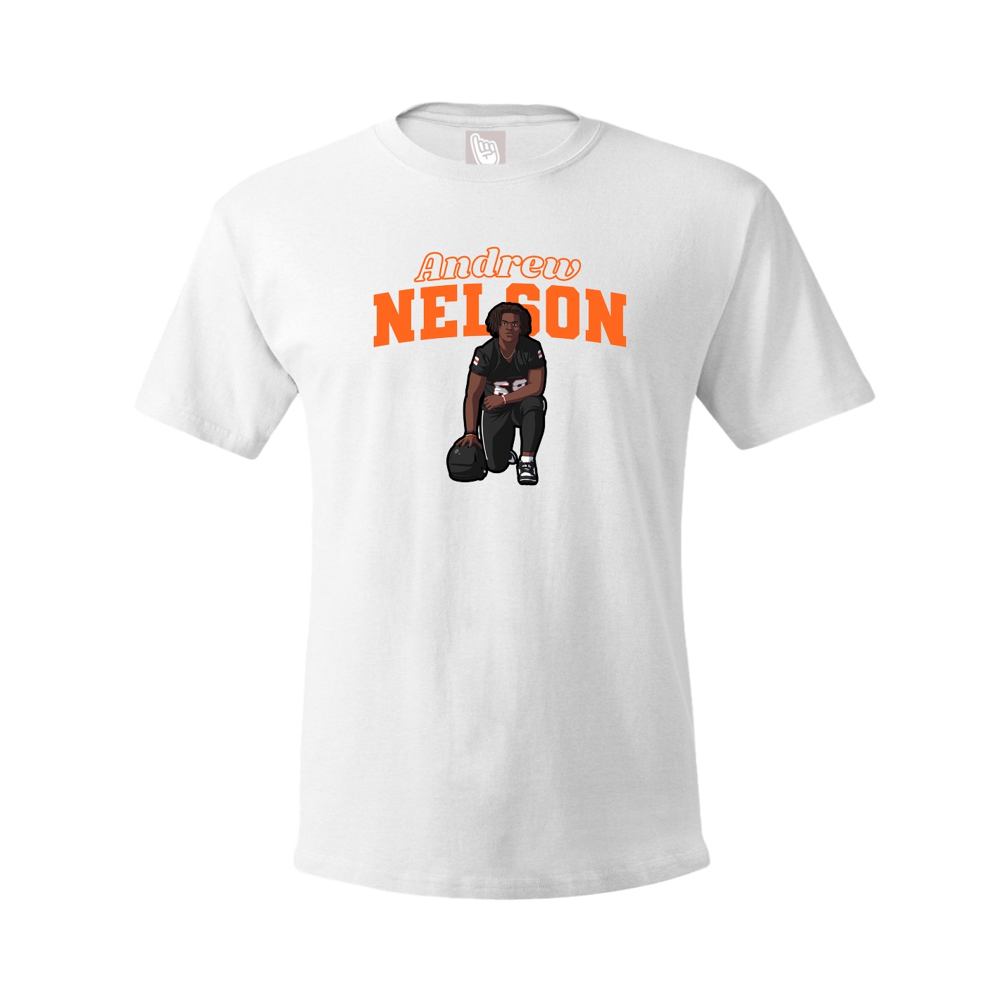 Tee — Name Arch in White