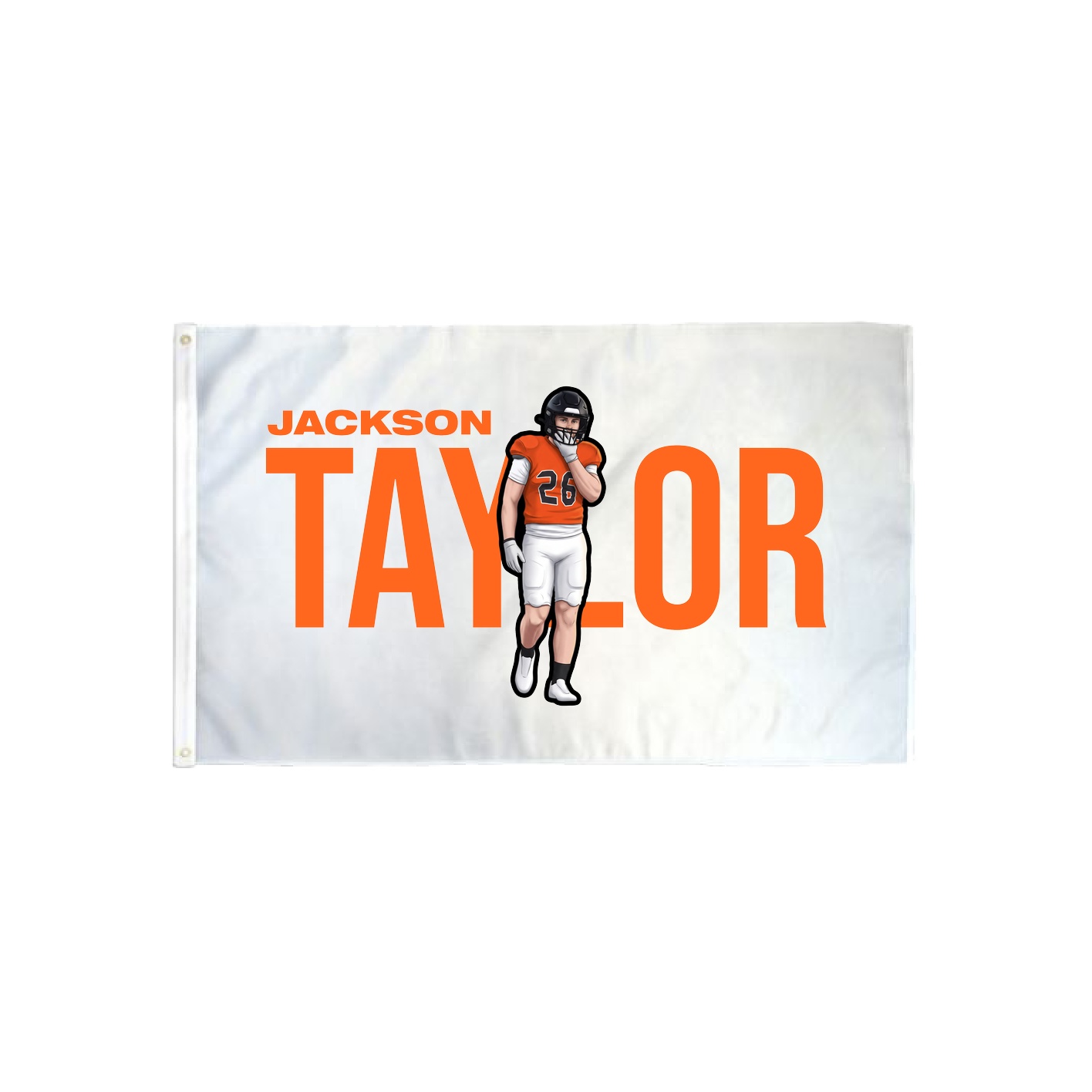 3x5 Flag — Player Name in Classic