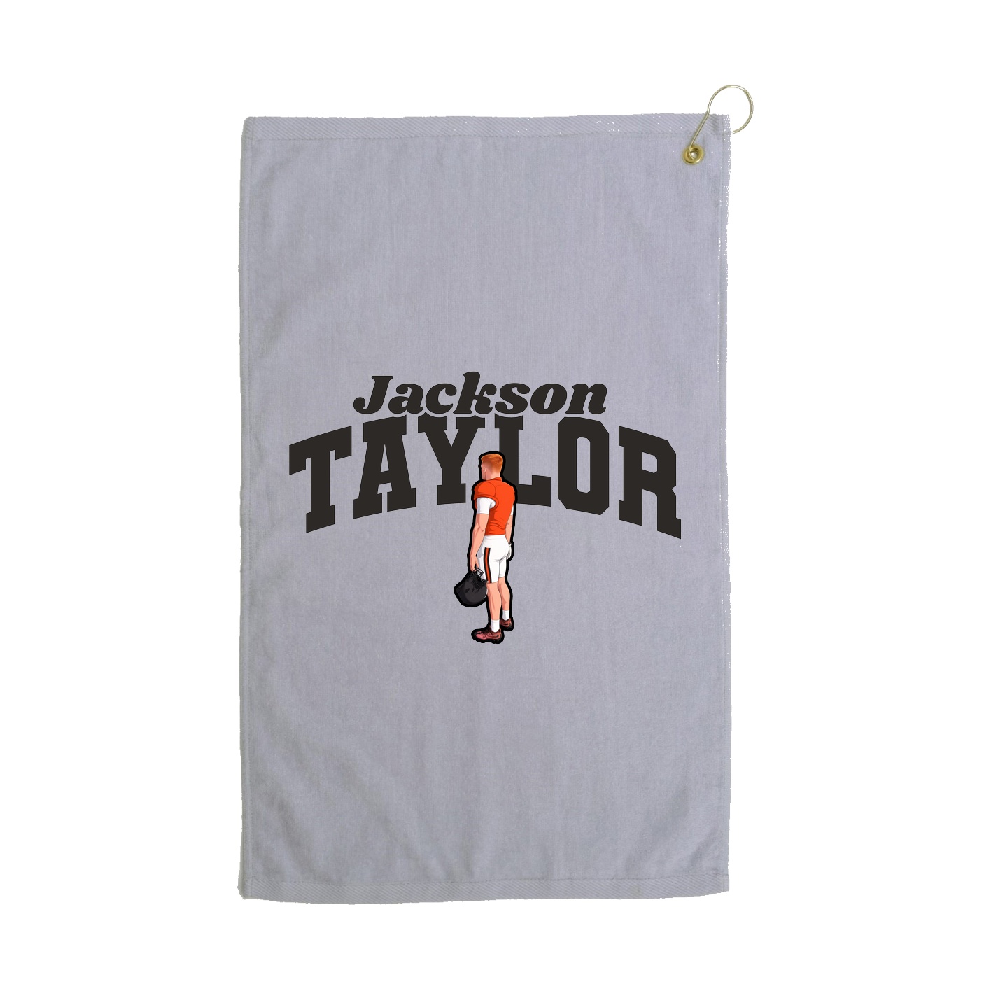 Golf Towel — Signature Arch in Grey