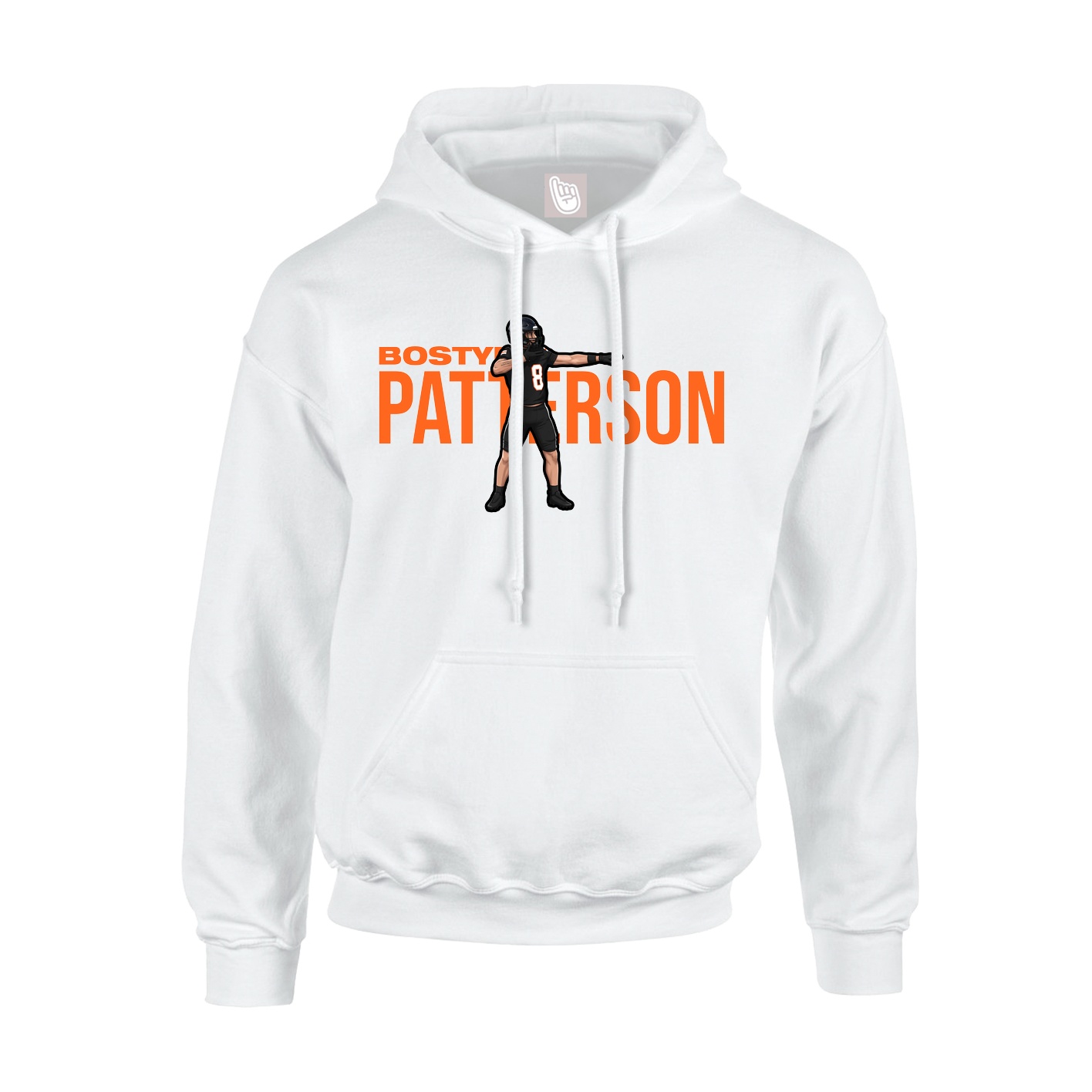 Hoodie — Player Name in White