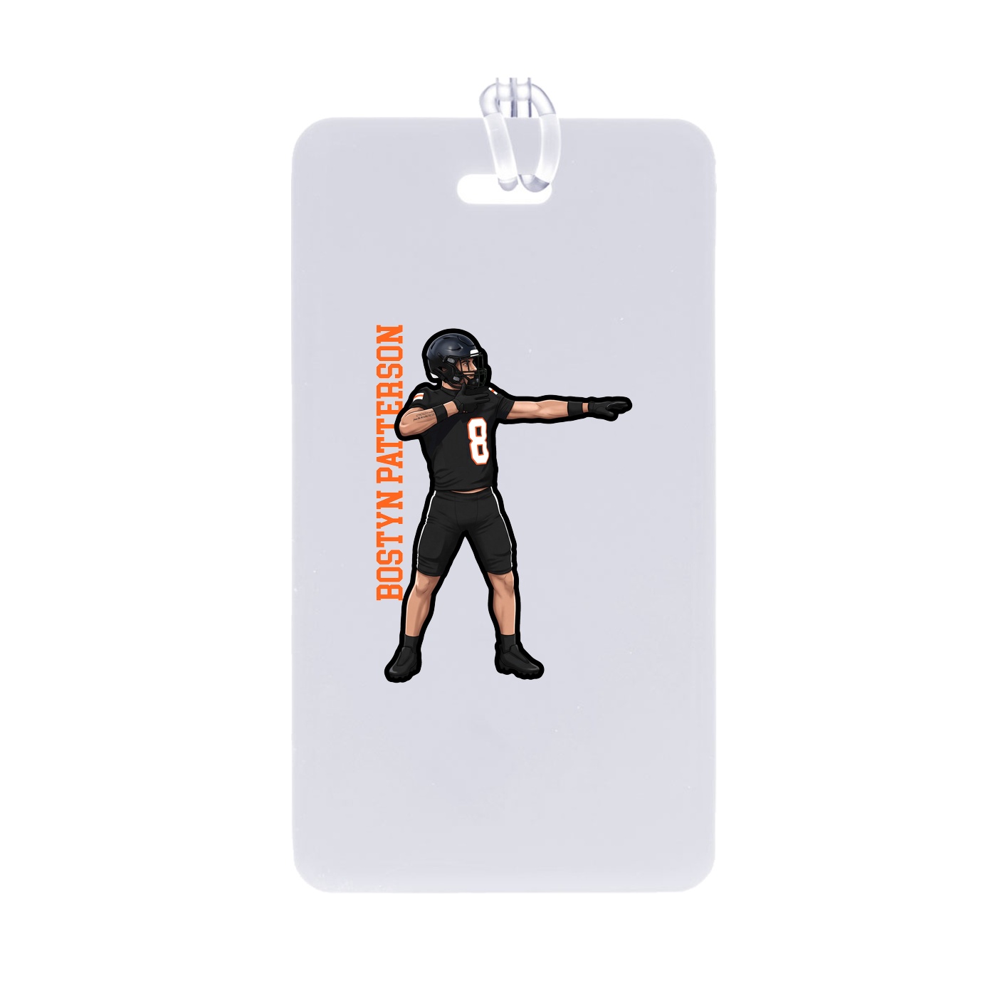 Bag Tag — Name Vertical in Classic