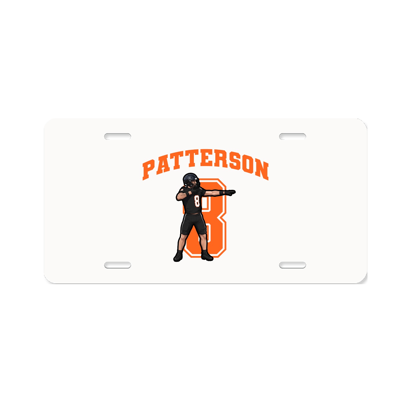 License Plate — Number in Classic