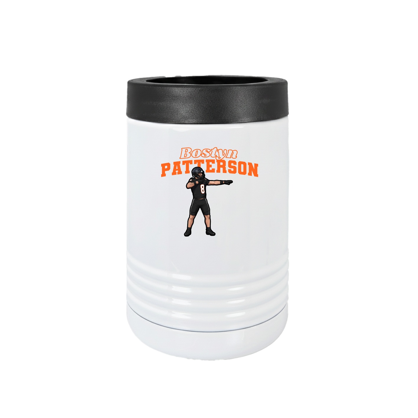 Beverage Holder — Name Arch in White