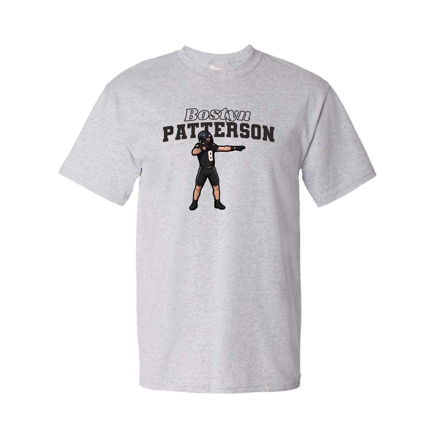 Tee — Name Arch in Grey