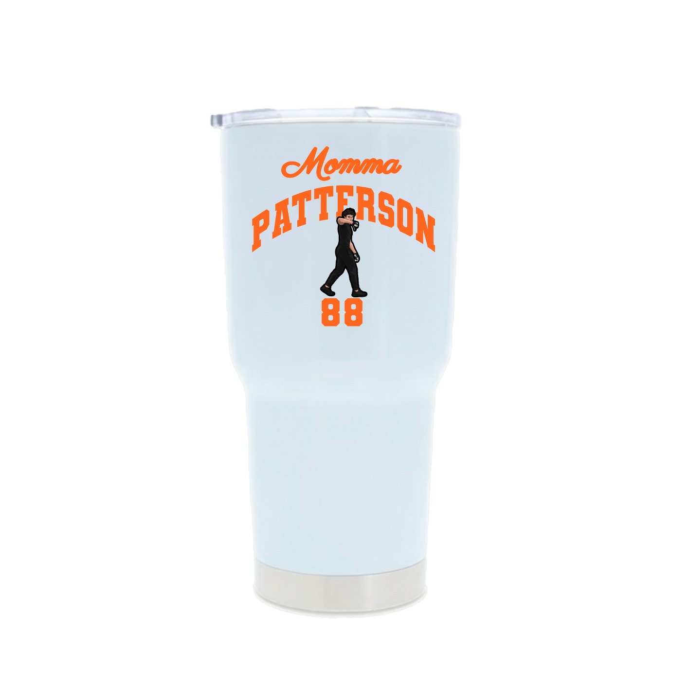 30oz Stainless Steel Tumbler — Mothers Day Arch in White