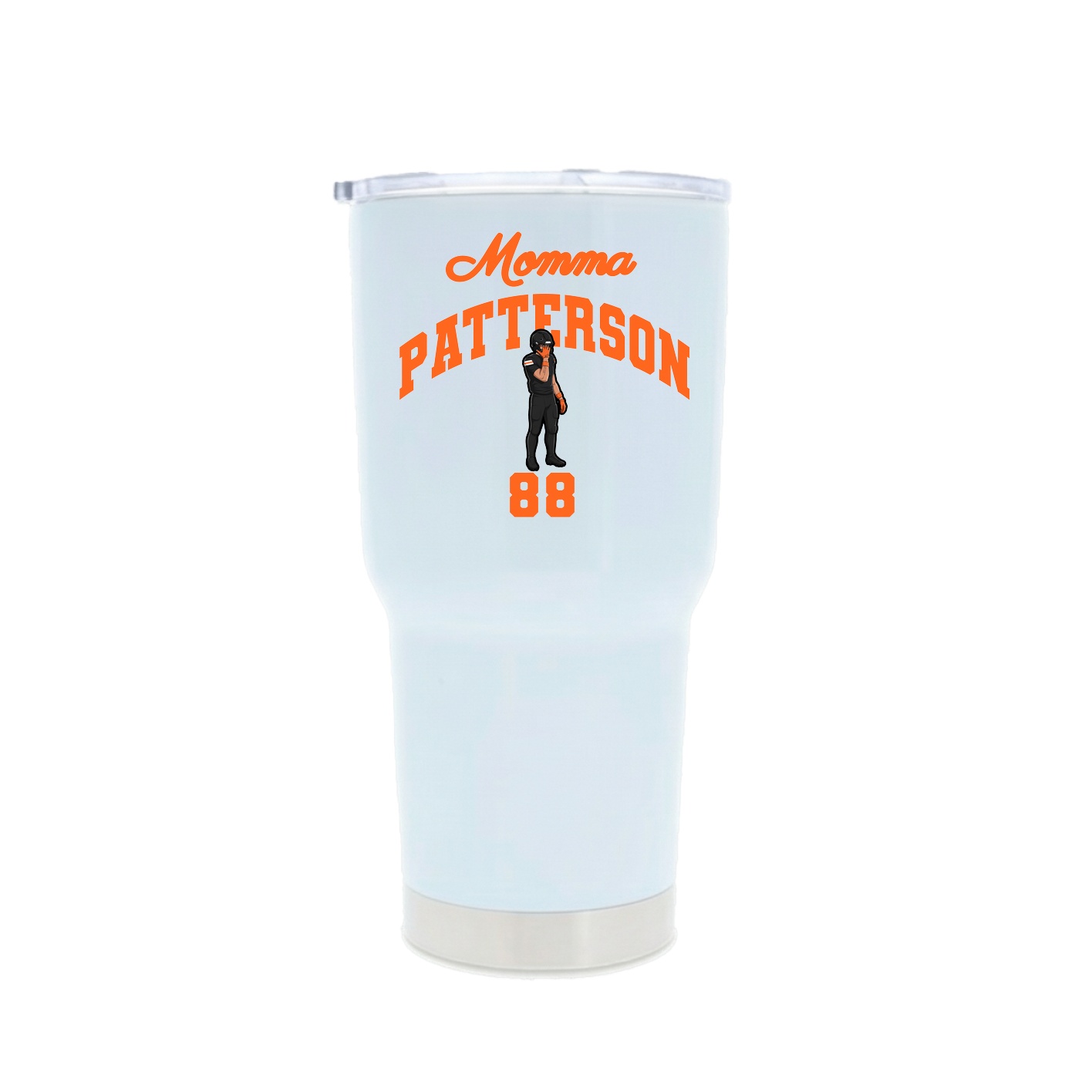 30oz Stainless Steel Tumbler — Mothers Day Arch in White