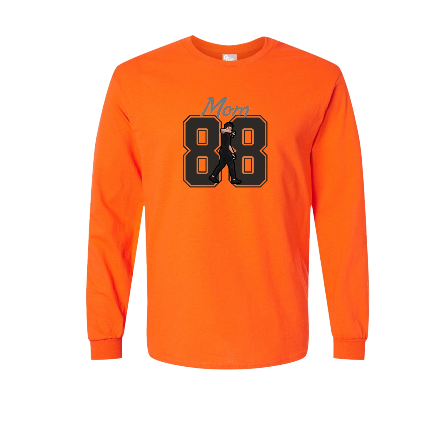 Long Sleeve Tee — Mothers Day Shirsey in Orange