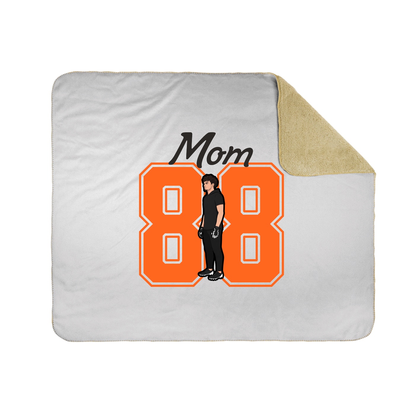 Throw Blanket — Mothers Day Shirsey in White