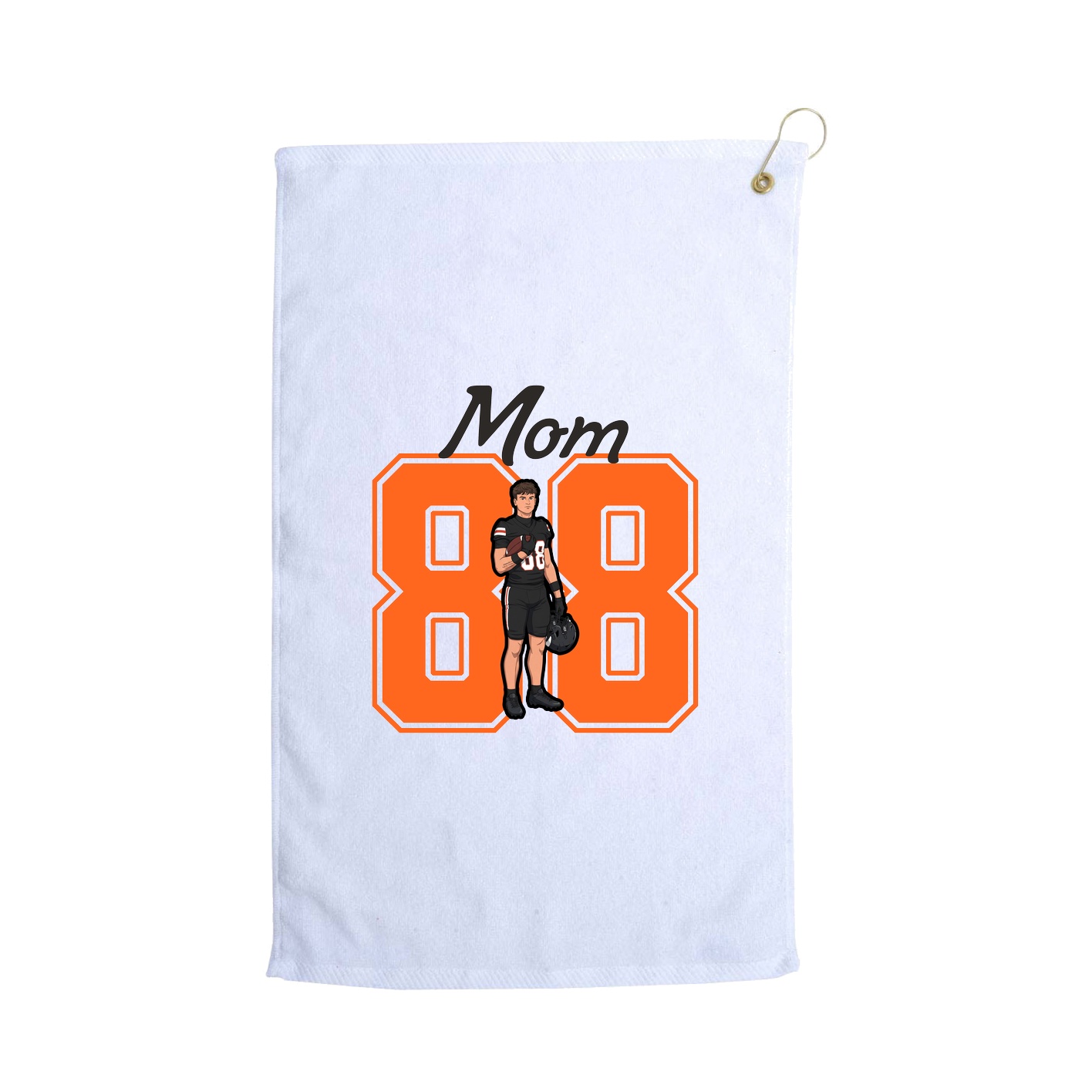 Golf Towel — Mothers Day Shirsey in White