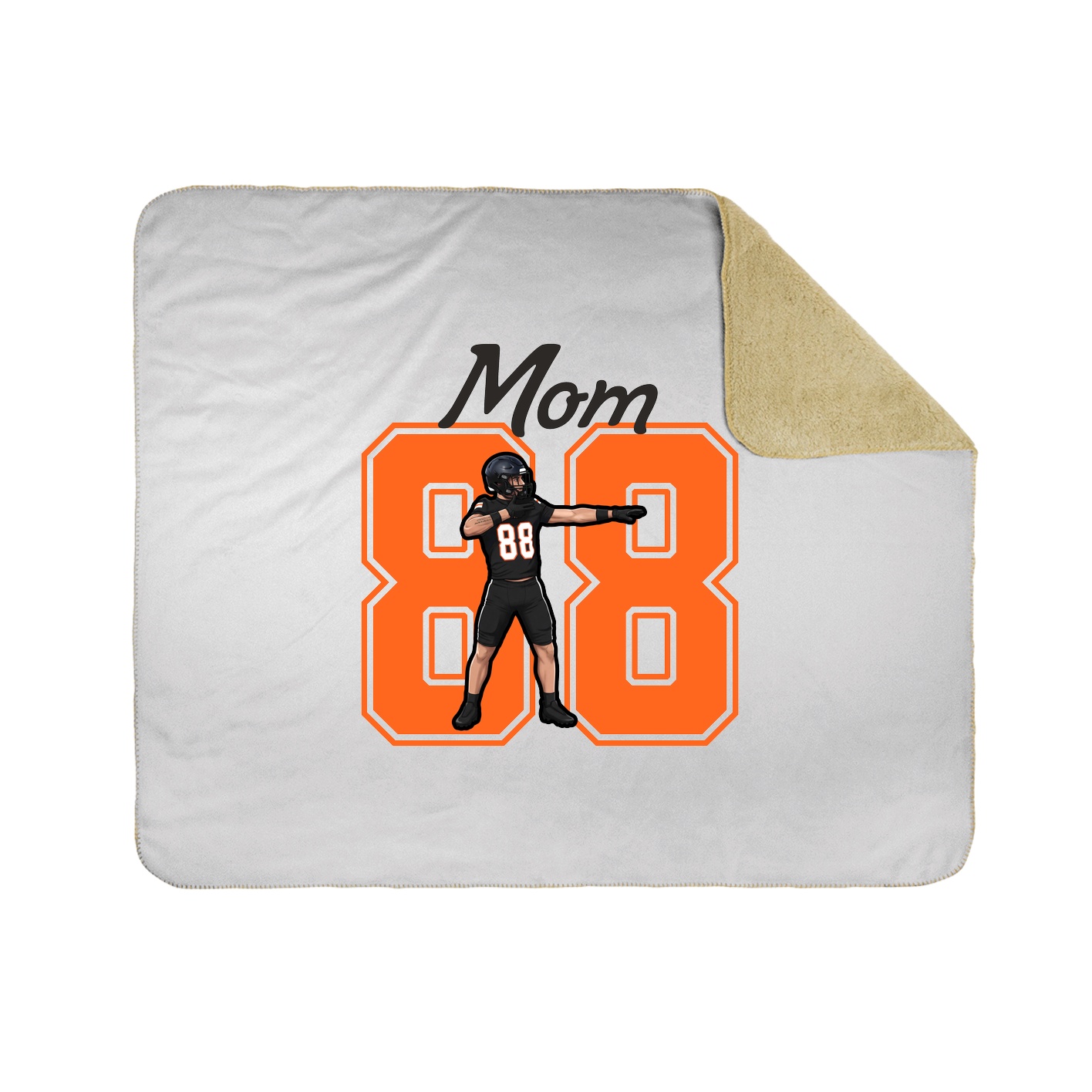 Throw Blanket — Mothers Day Shirsey in White