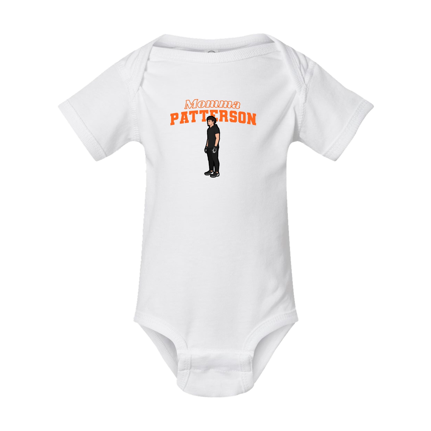 Baby Onesie — Mothers Day Block in White