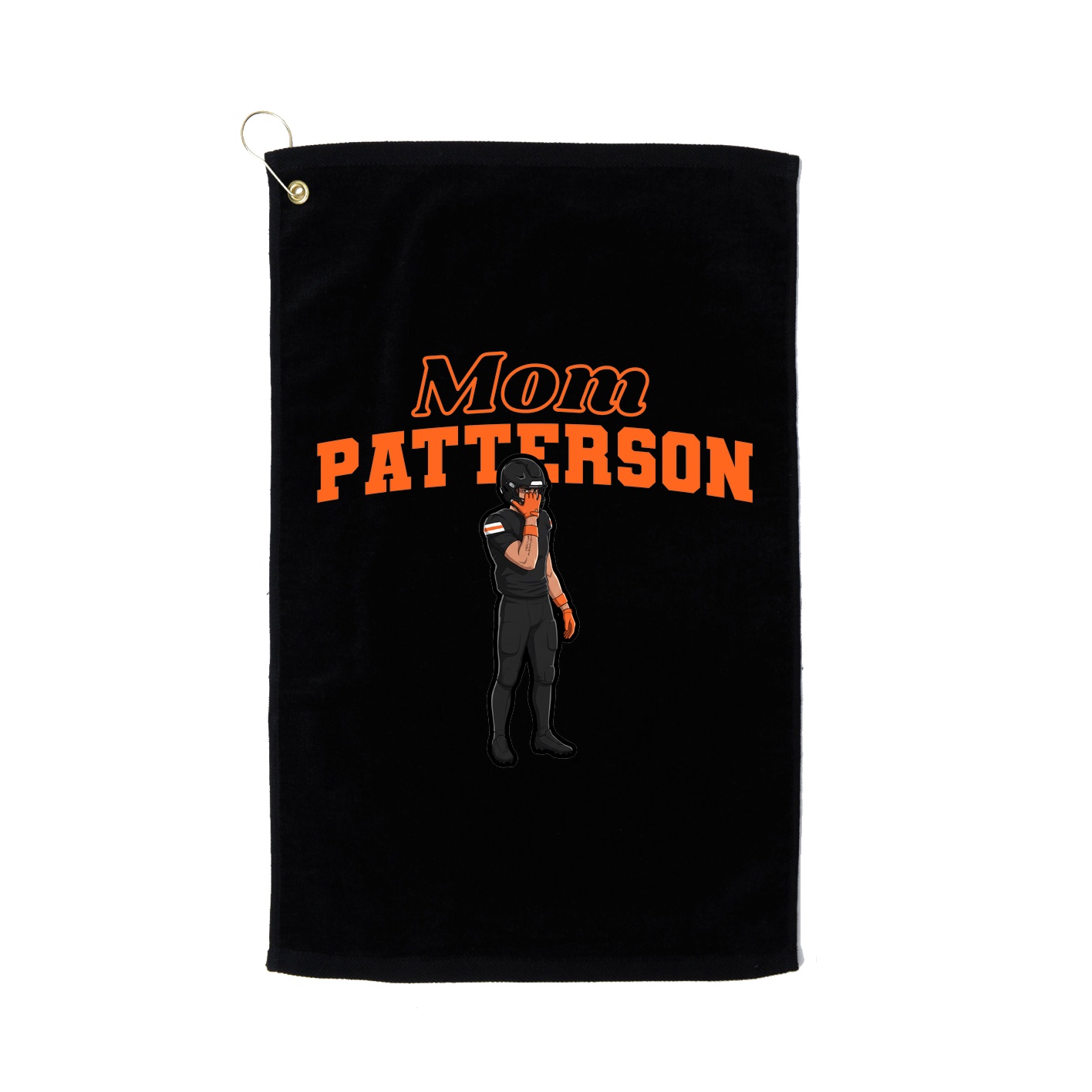 Golf Towel — Mothers Day Block in Black