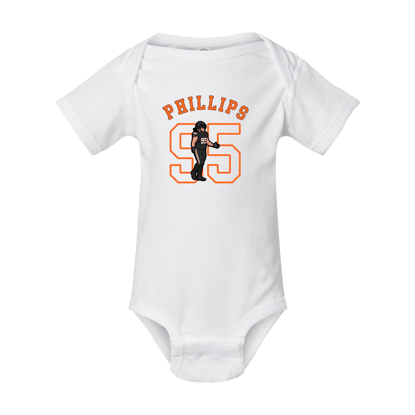 Baby Onesie — Shirsey Arch in White