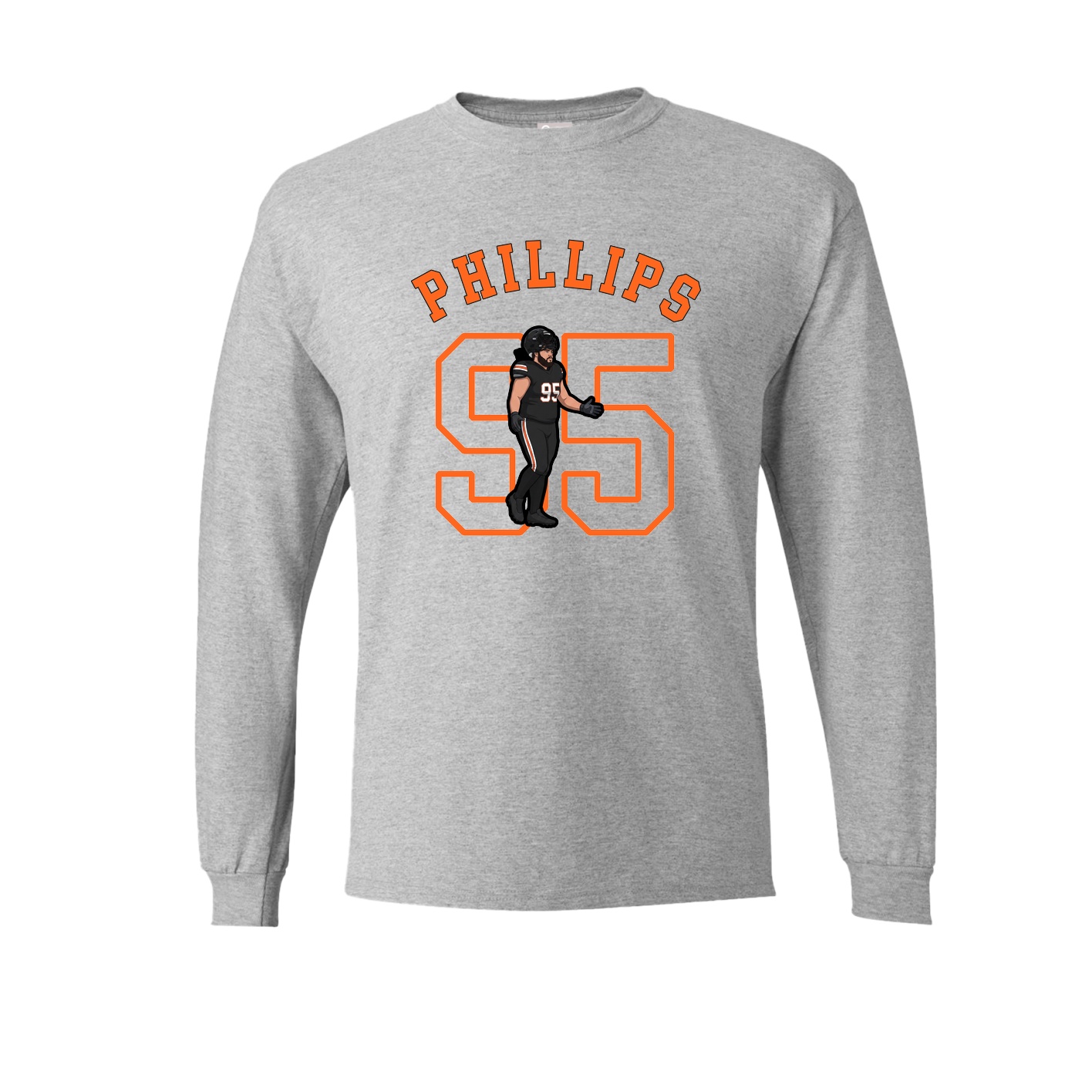 Long Sleeve Tee — Shirsey Arch in Grey