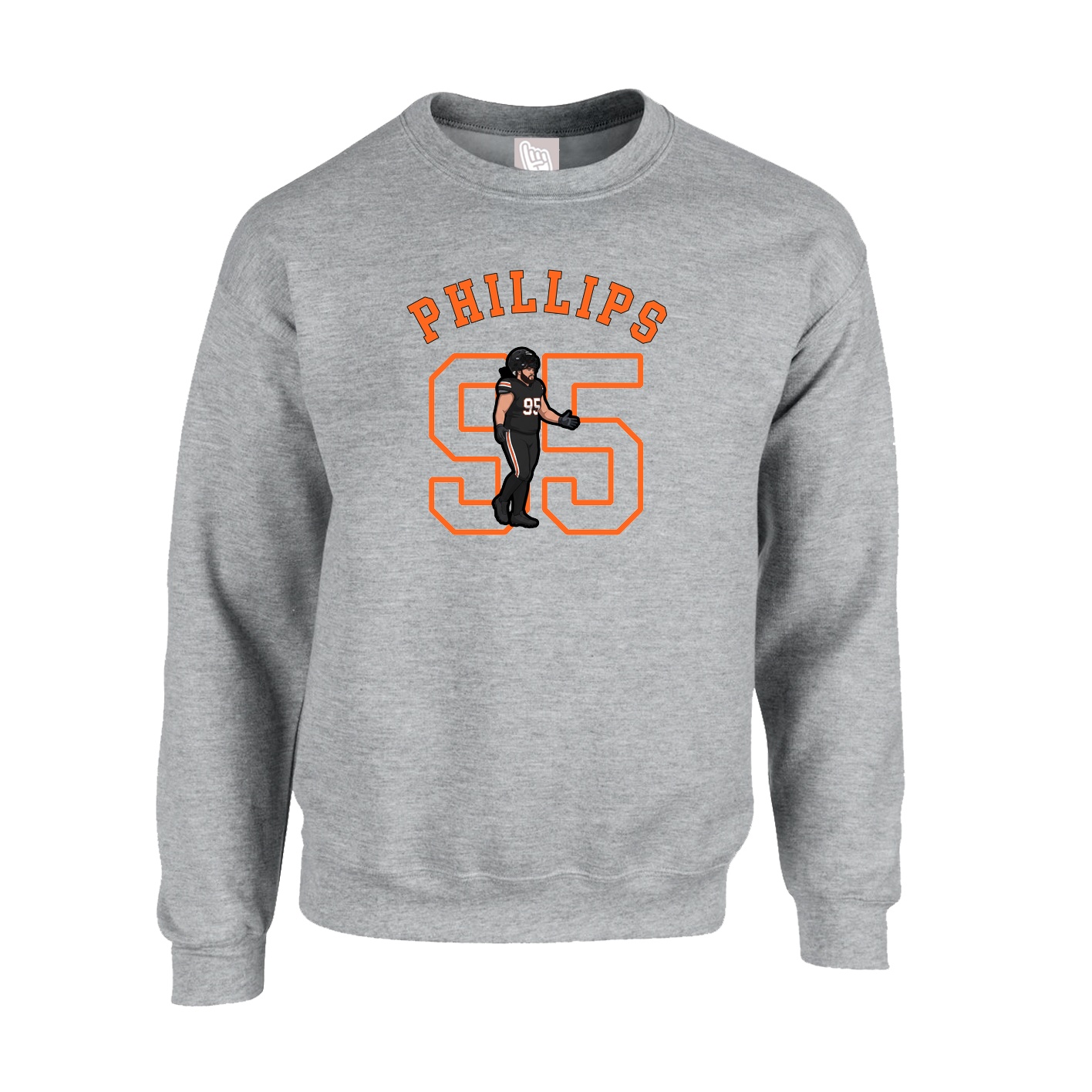 Fleece Crew — Shirsey Arch in Grey