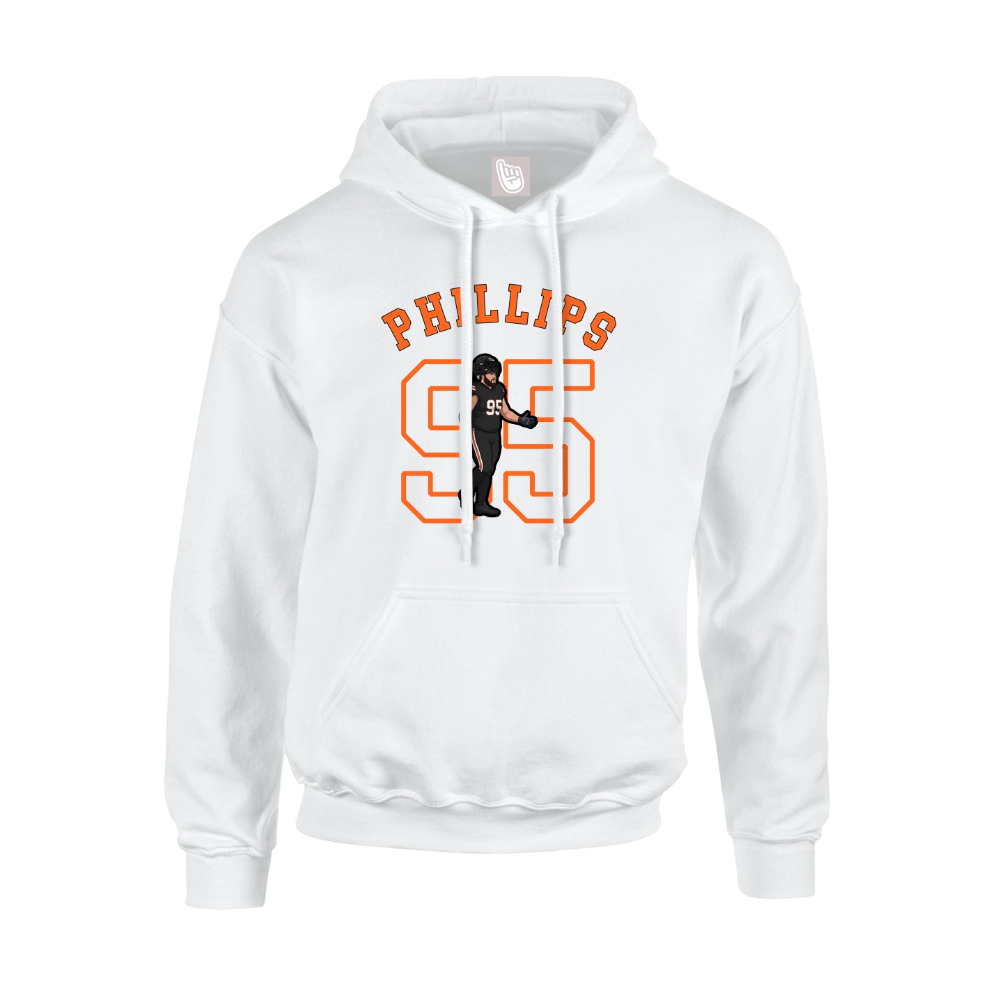 Youth Hoodie — Shirsey Arch in White