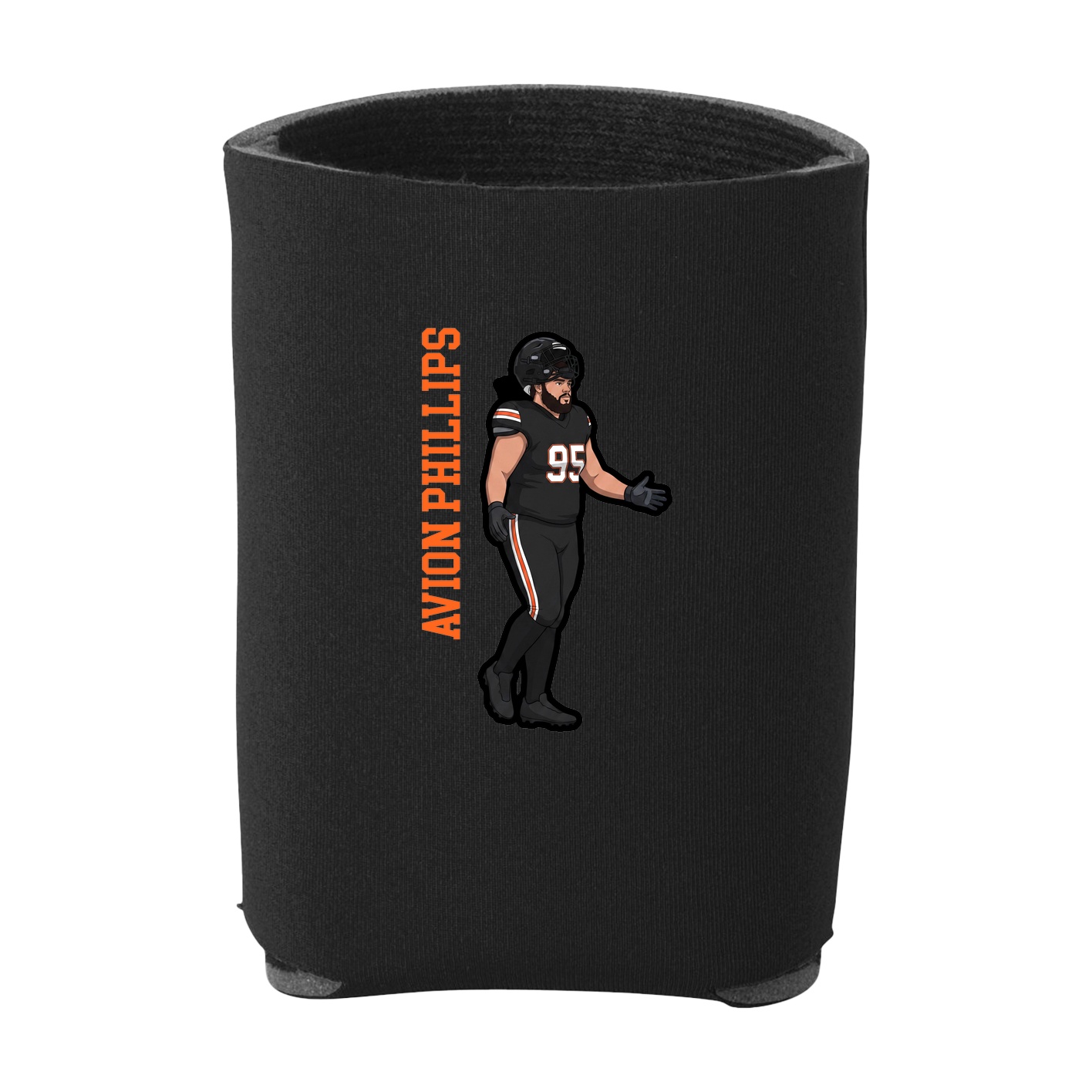 Can Holder — Name Vertical in Black