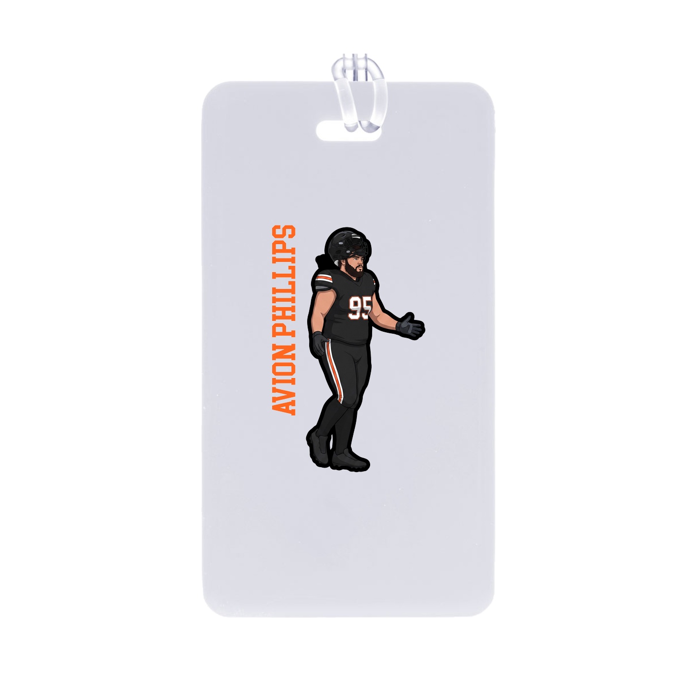 Bag Tag — Name Vertical in Classic