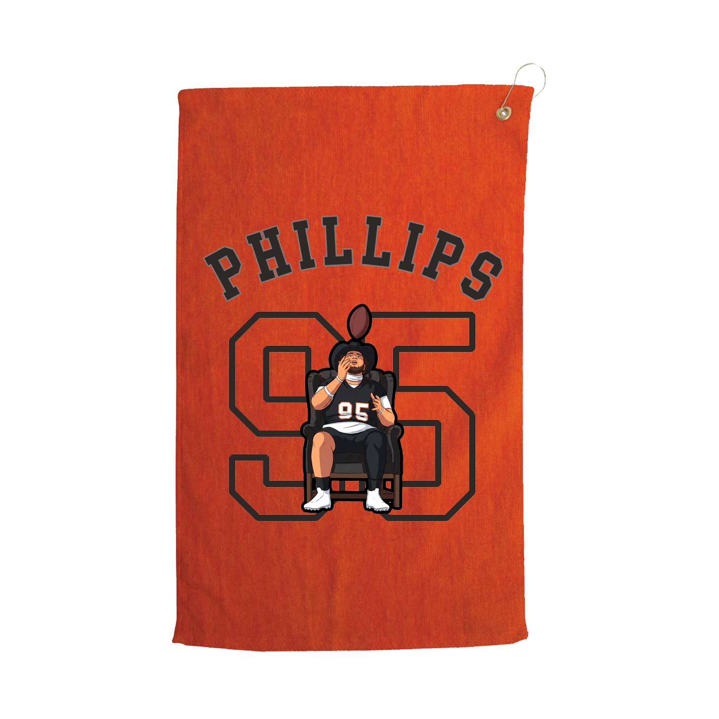 Golf Towel — Shirsey Arch in Orange