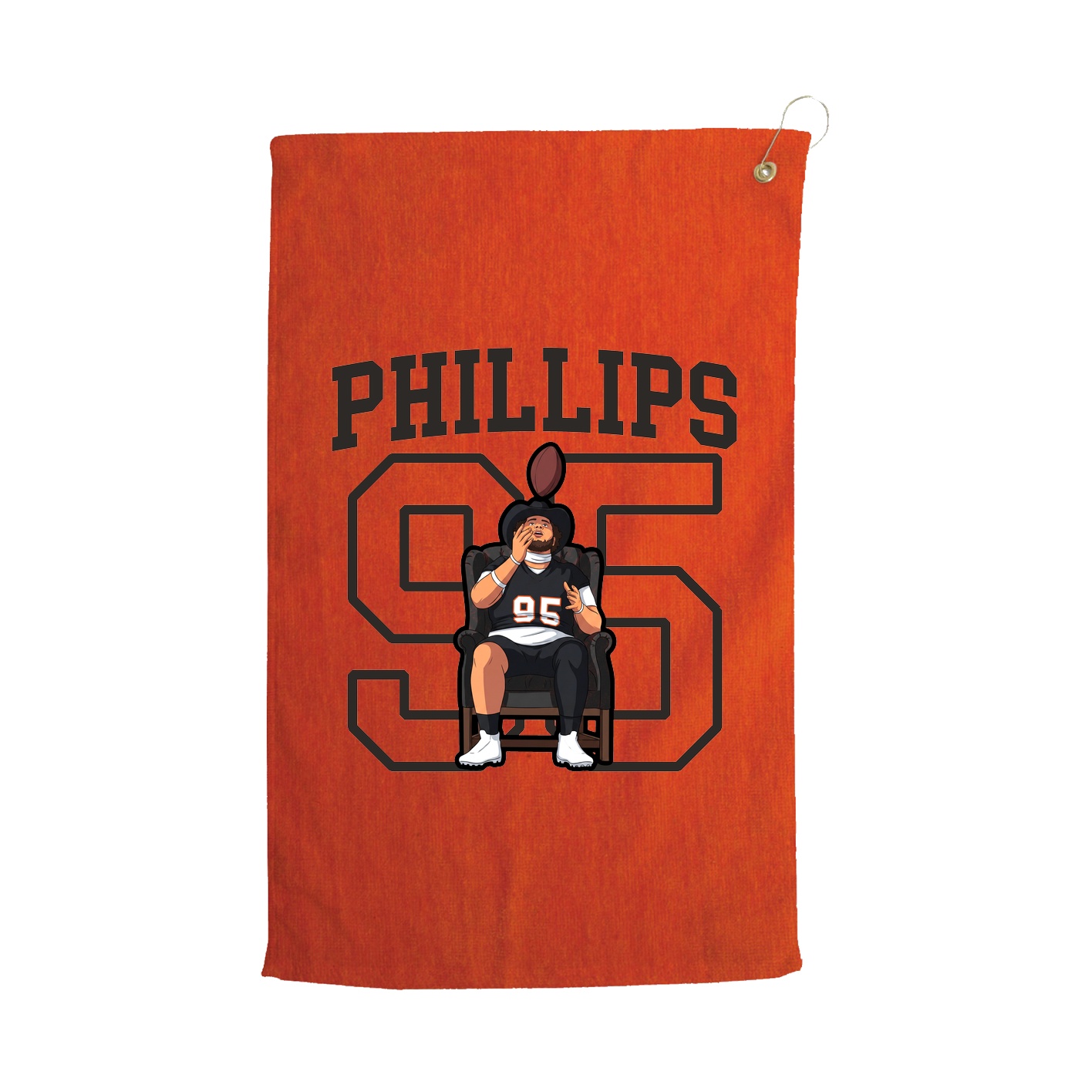 Golf Towel — Shirsey in Orange