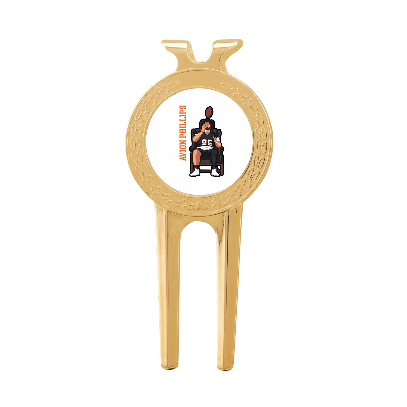 Divot Tool with Ball Marker — Name Vertical in Classic