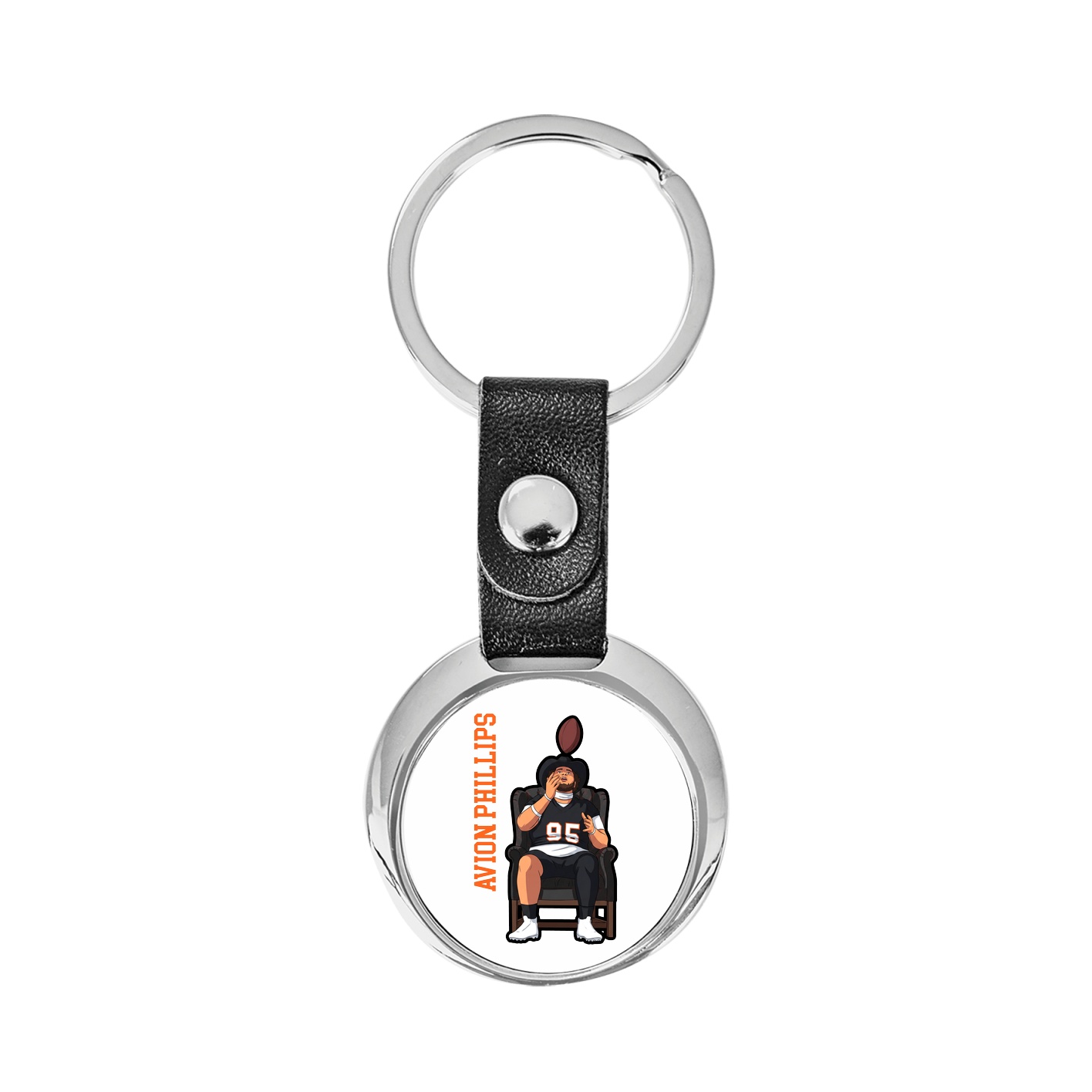 Key Chain — Name Vertical in Classic
