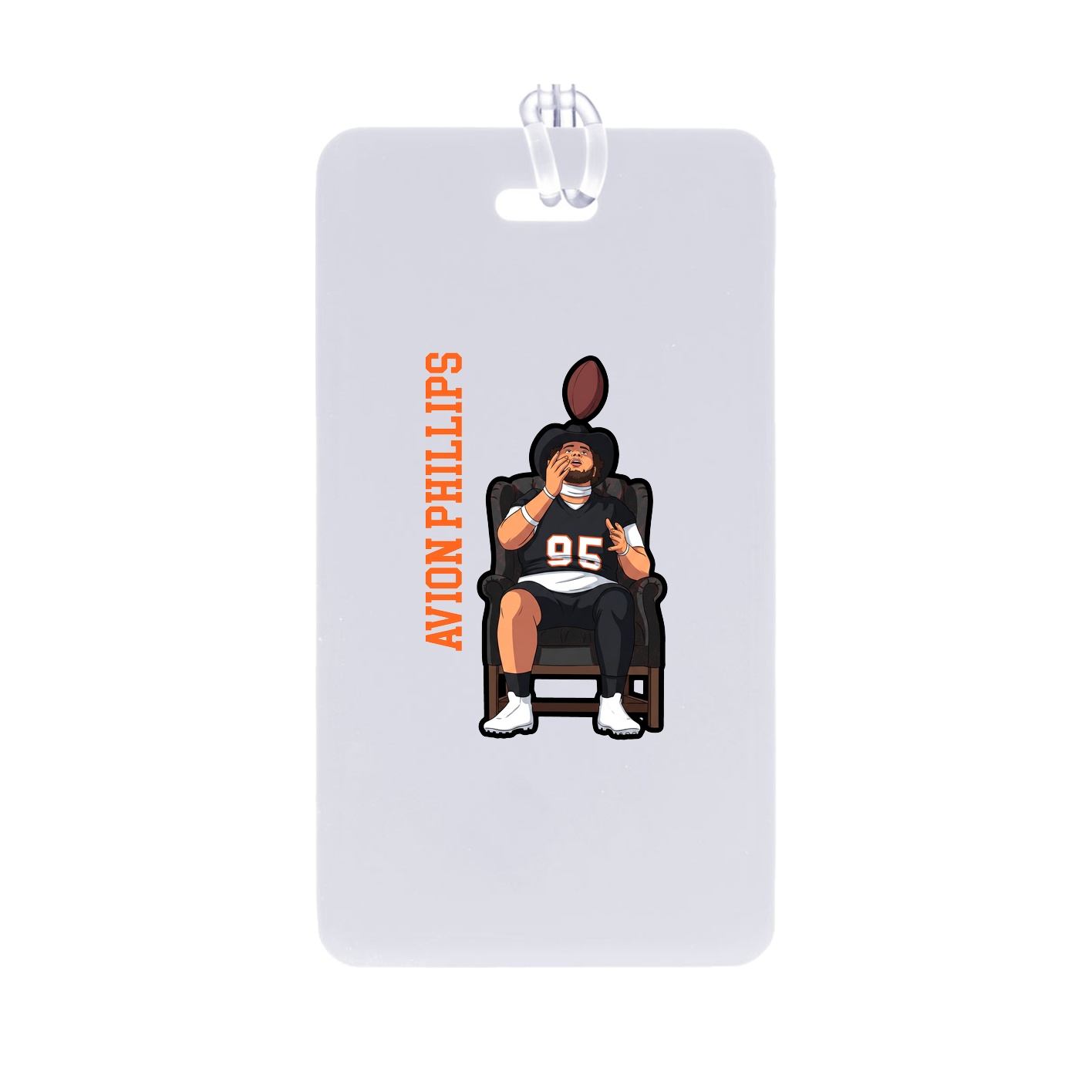Bag Tag — Name Vertical in Classic