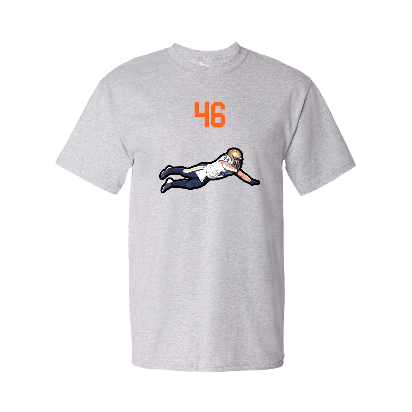 Tee — Number Top in Grey