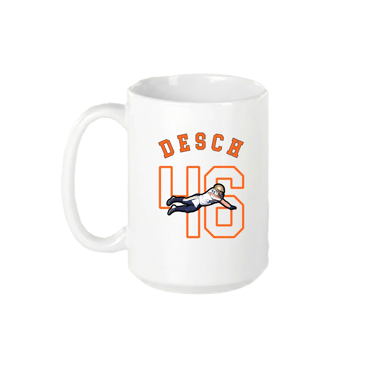 15oz Coffee Mug — Shirsey Arch in White