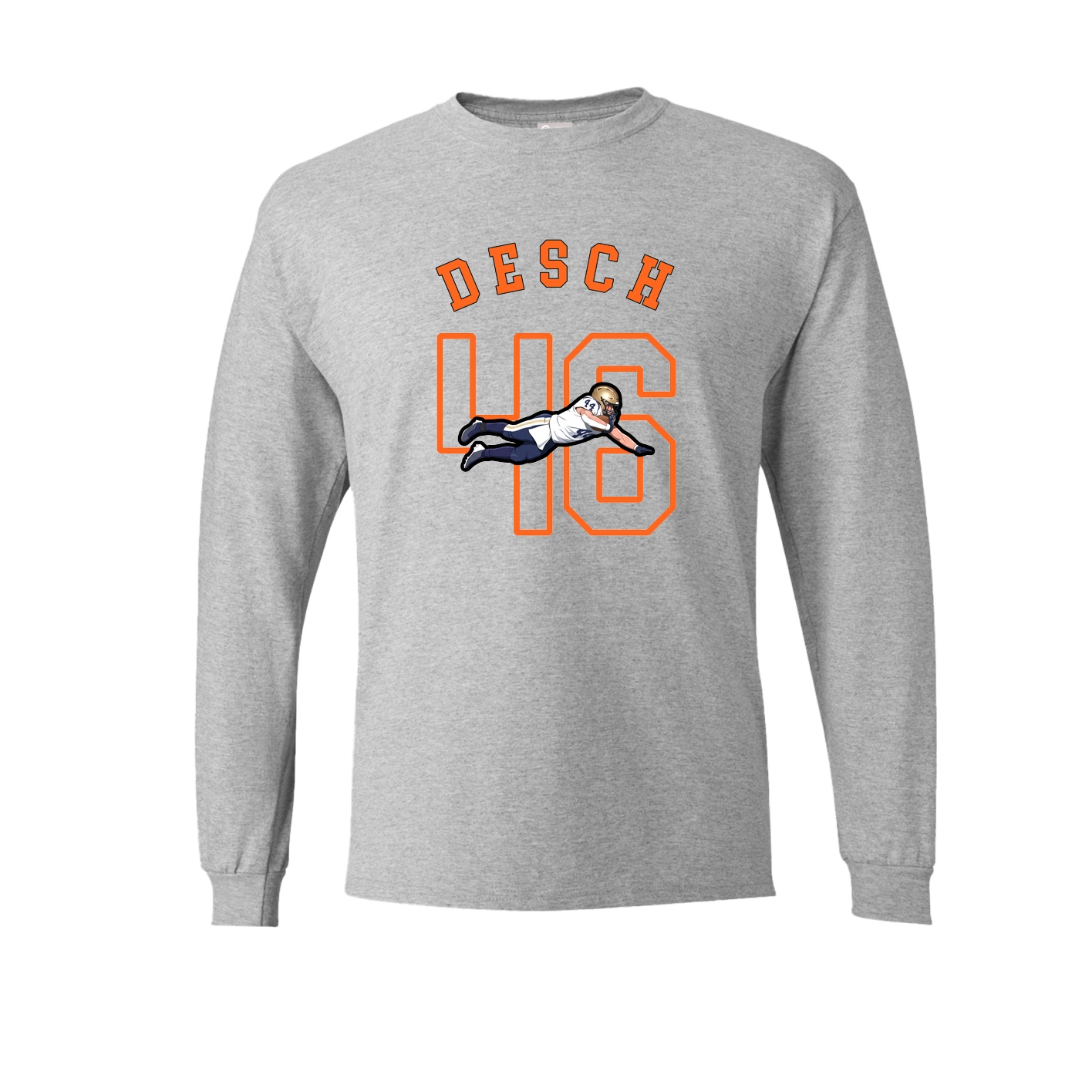 Long Sleeve Tee — Shirsey Arch in Grey