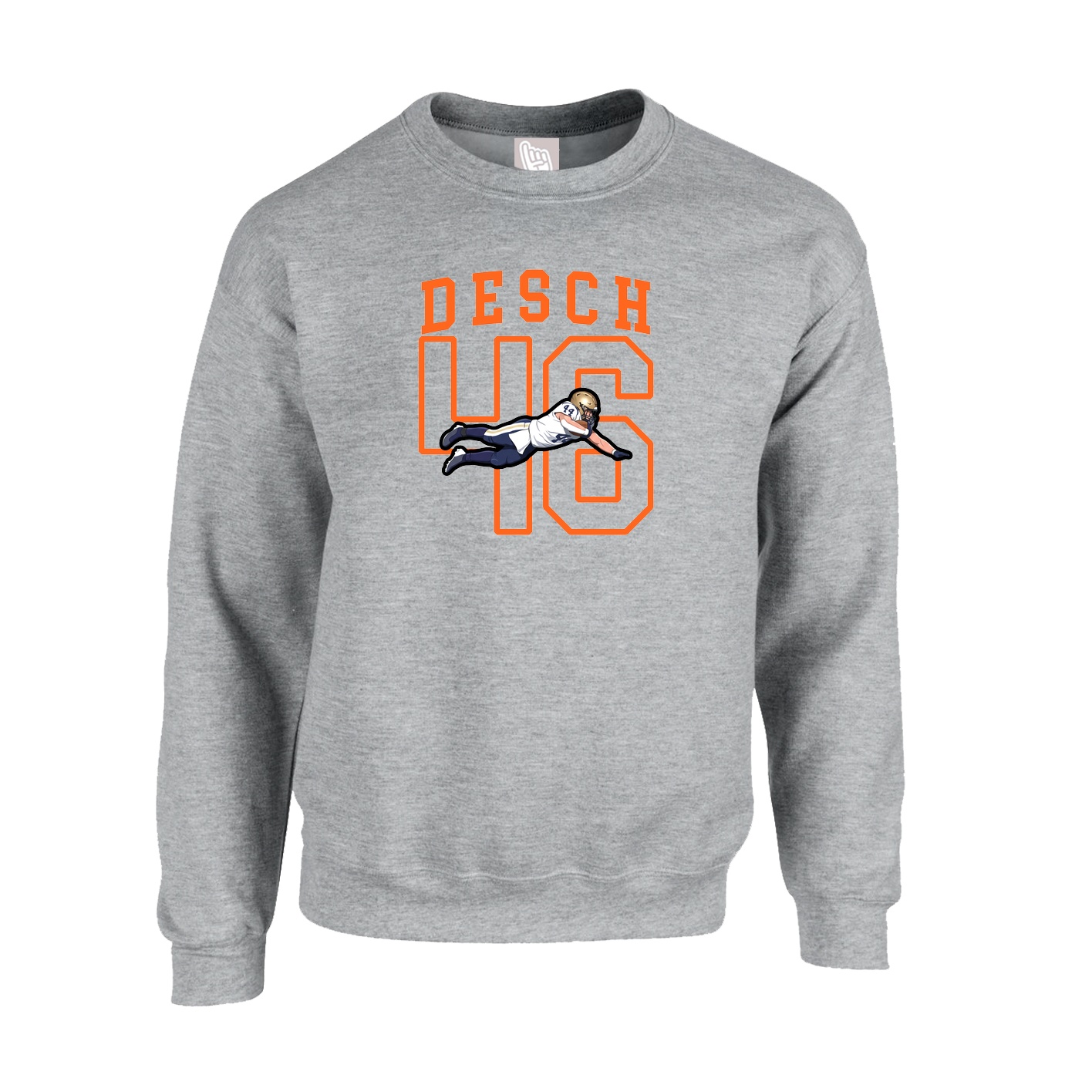 Fleece Crew — Shirsey in Grey