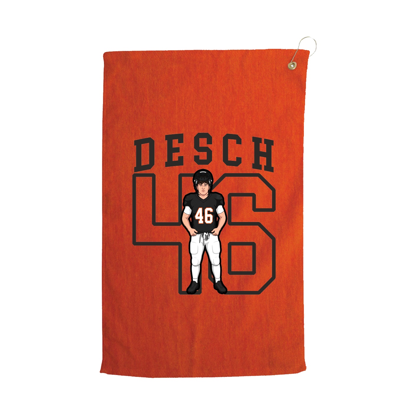 Golf Towel — Shirsey in Orange