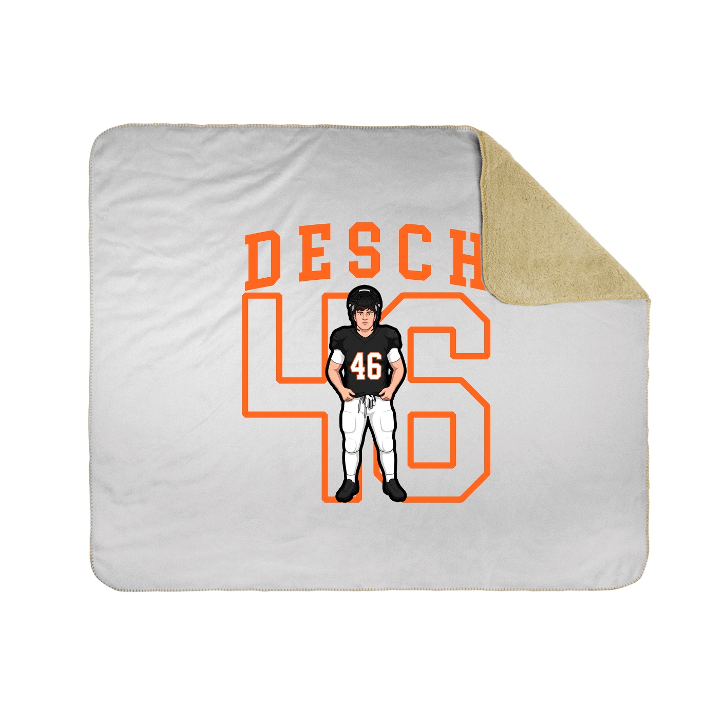 Throw Blanket — Shirsey in White