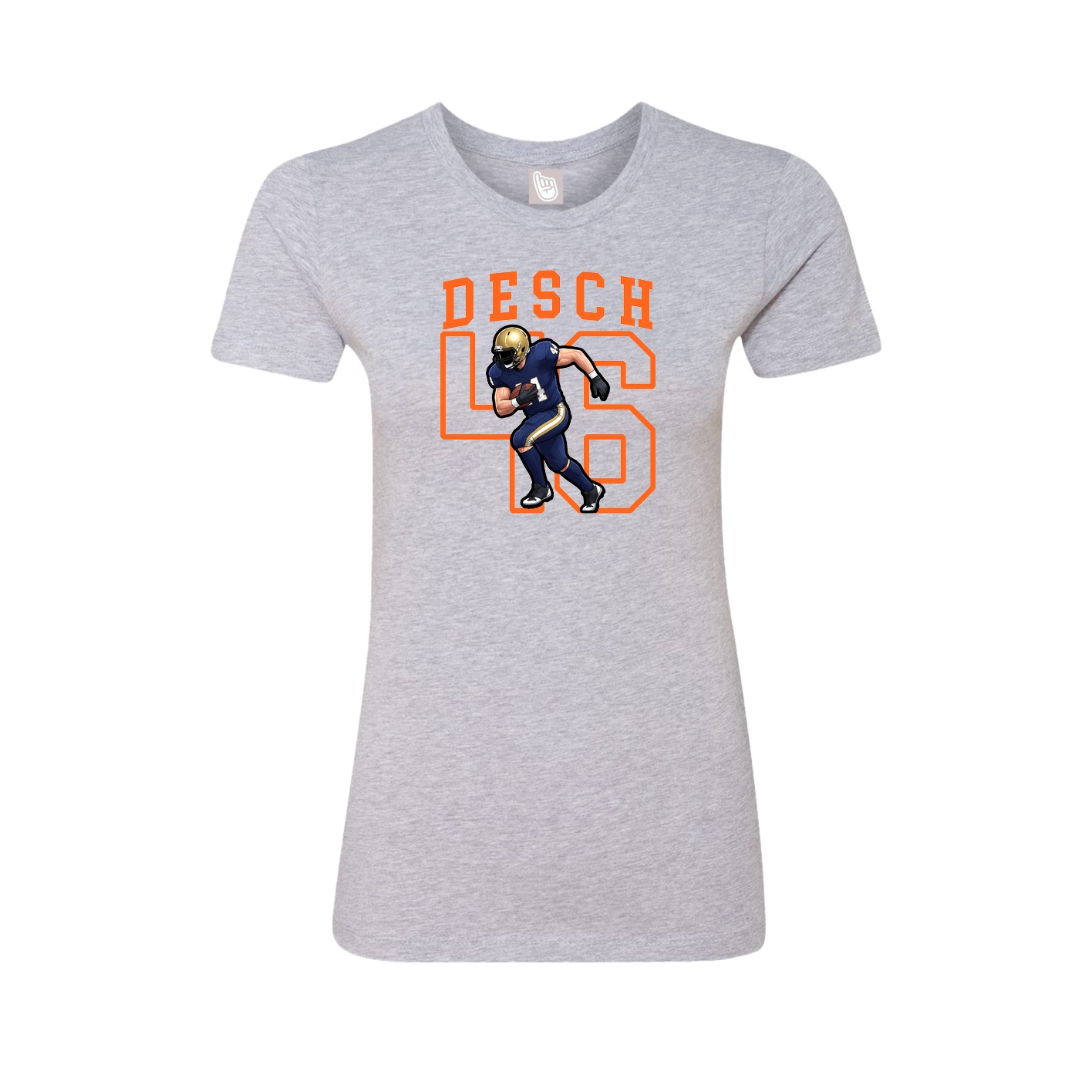 Fitted Women's Tee — Shirsey in Grey