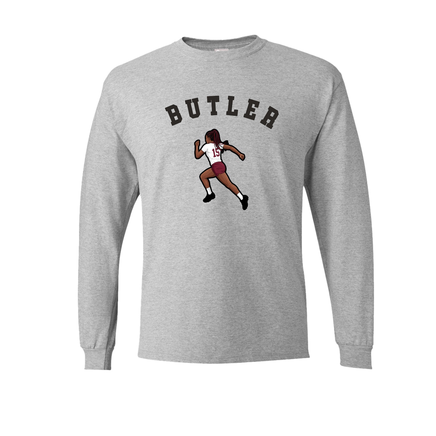 Long Sleeve Tee — Shirsey Arch in Grey