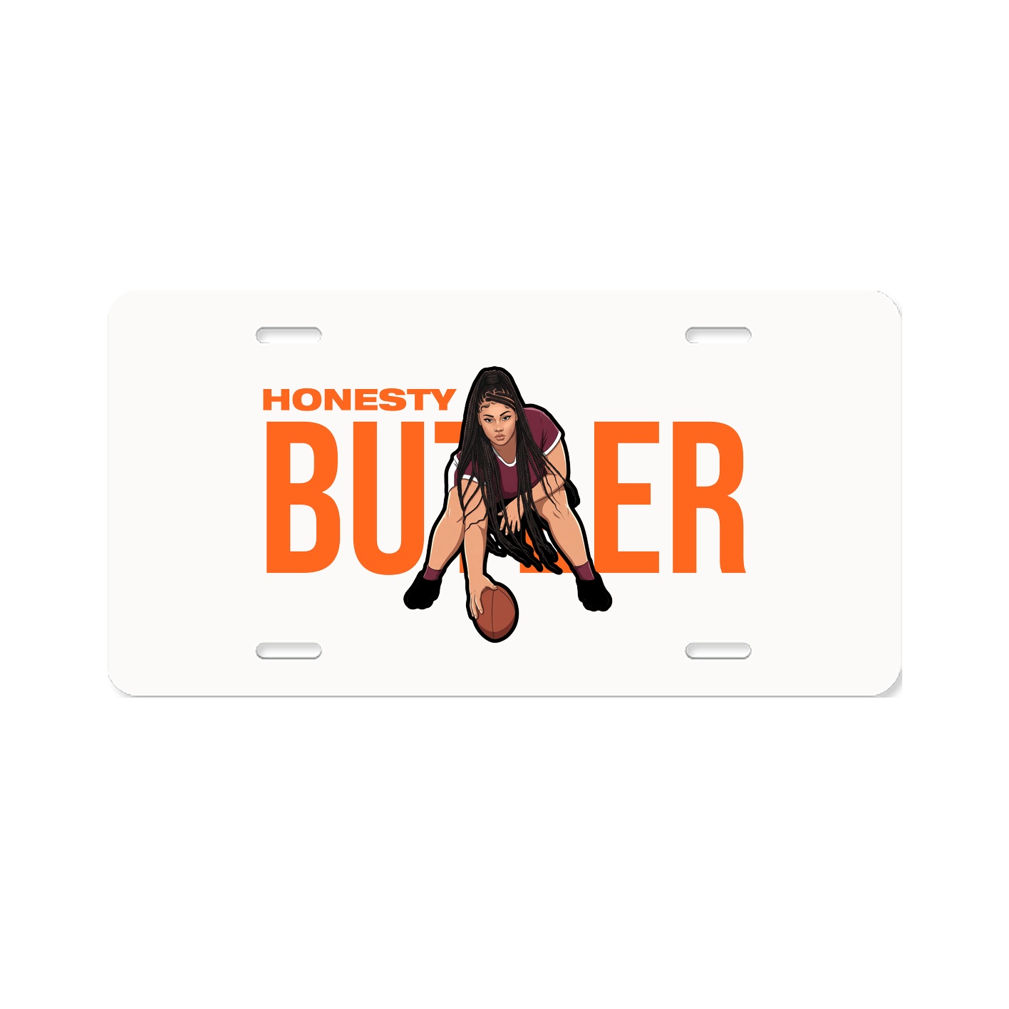 License Plate — Player Name in Classic